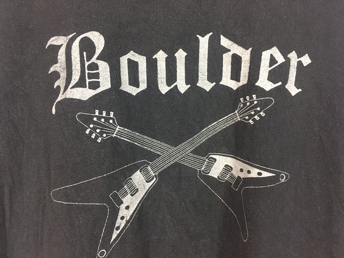 Band Tees Vintage 90s Boulder American rock band t shirt Size US L / EU 52-54 / 3 - 4 Thumbnail