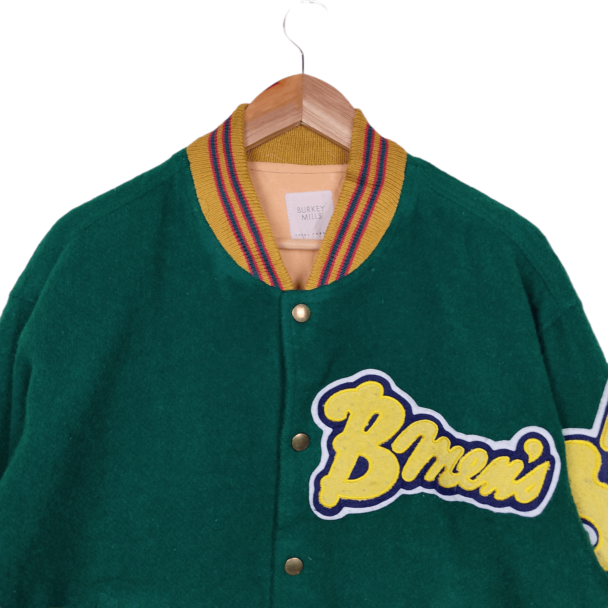 Vintage STANS MENS by Burkey Mills Spell Out Size US XL / EU 56 / 4 - 8 Thumbnail