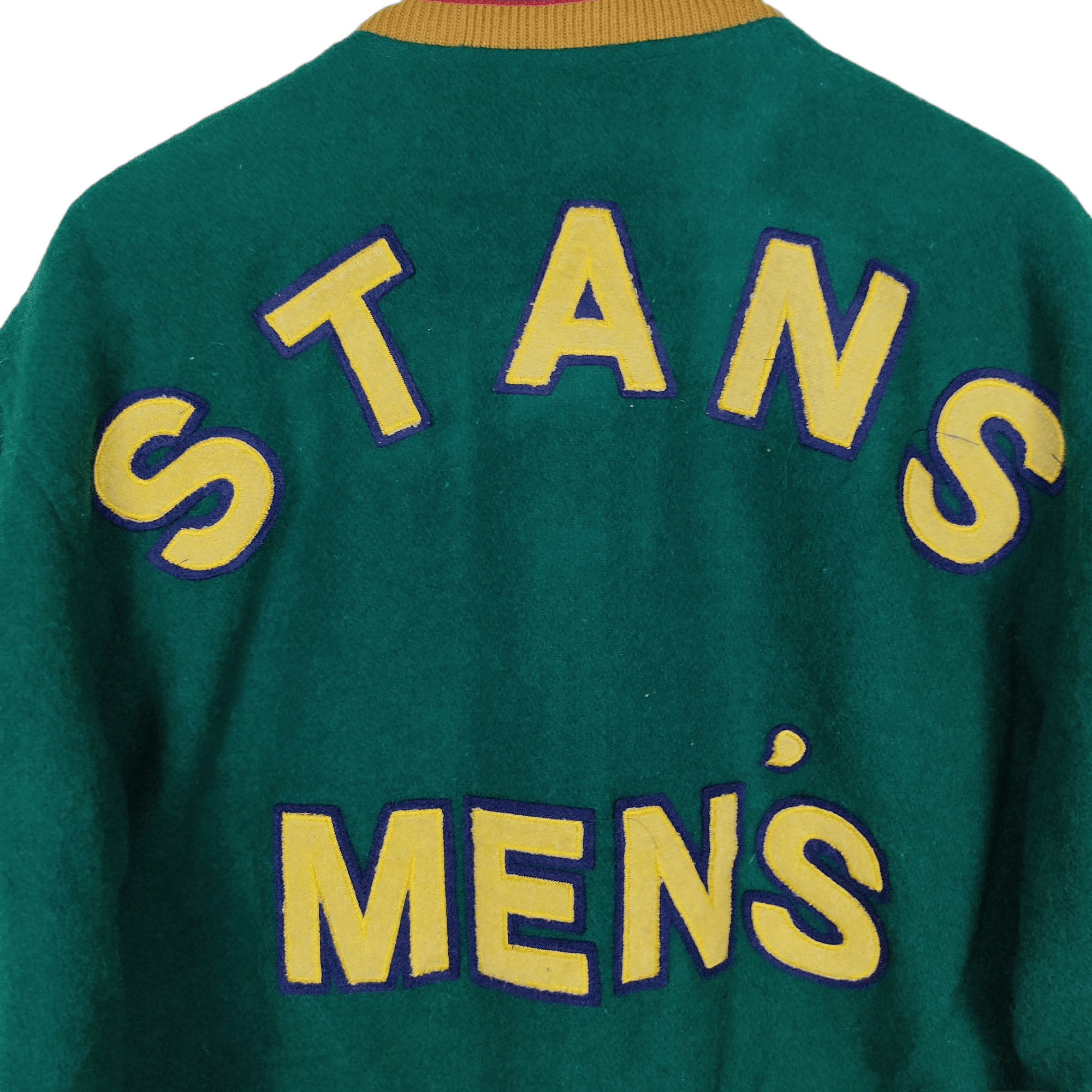 Vintage STANS MENS by Burkey Mills Spell Out Size US XL / EU 56 / 4 - 10 Thumbnail