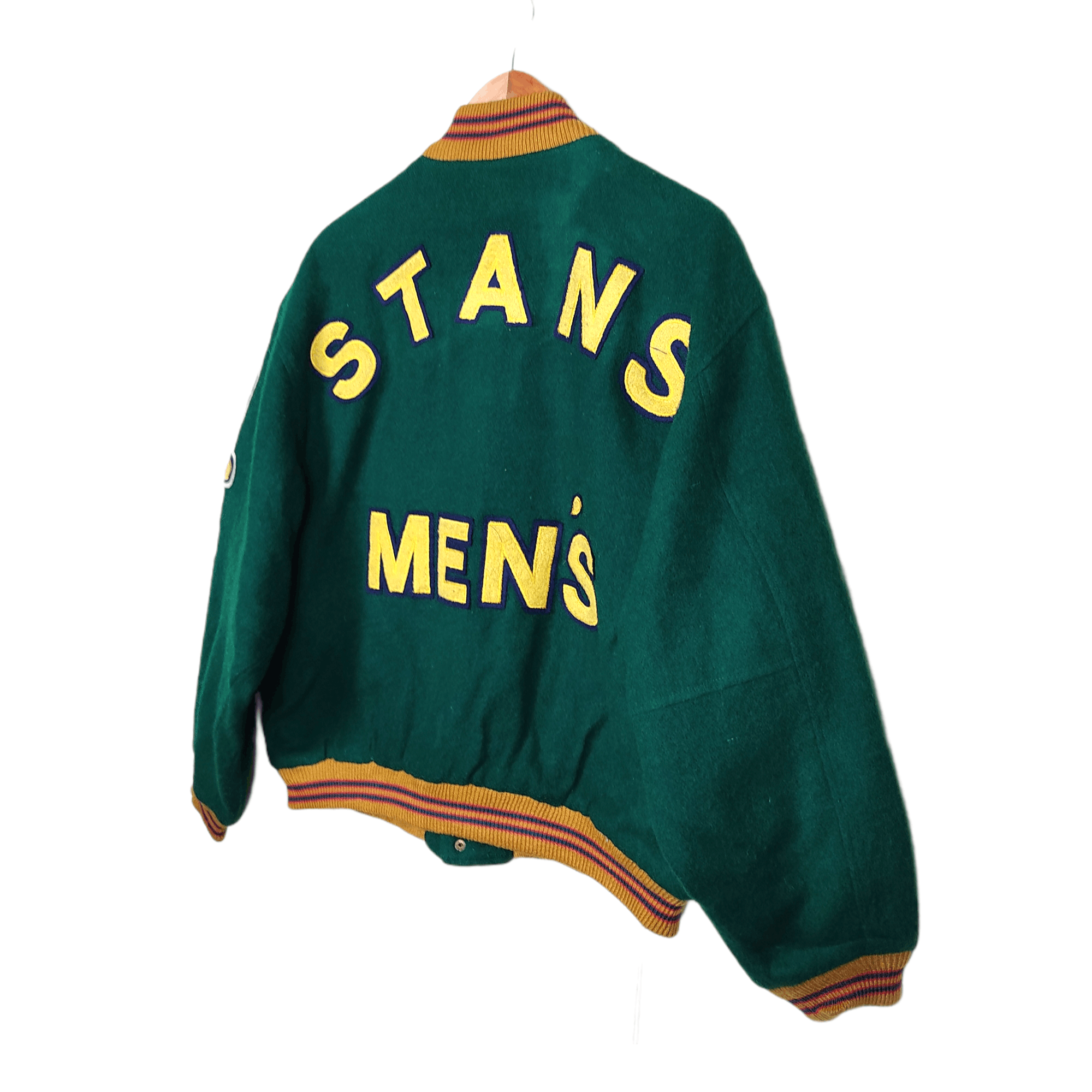Vintage STANS MENS by Burkey Mills Spell Out Size US XL / EU 56 / 4 - 6 Thumbnail