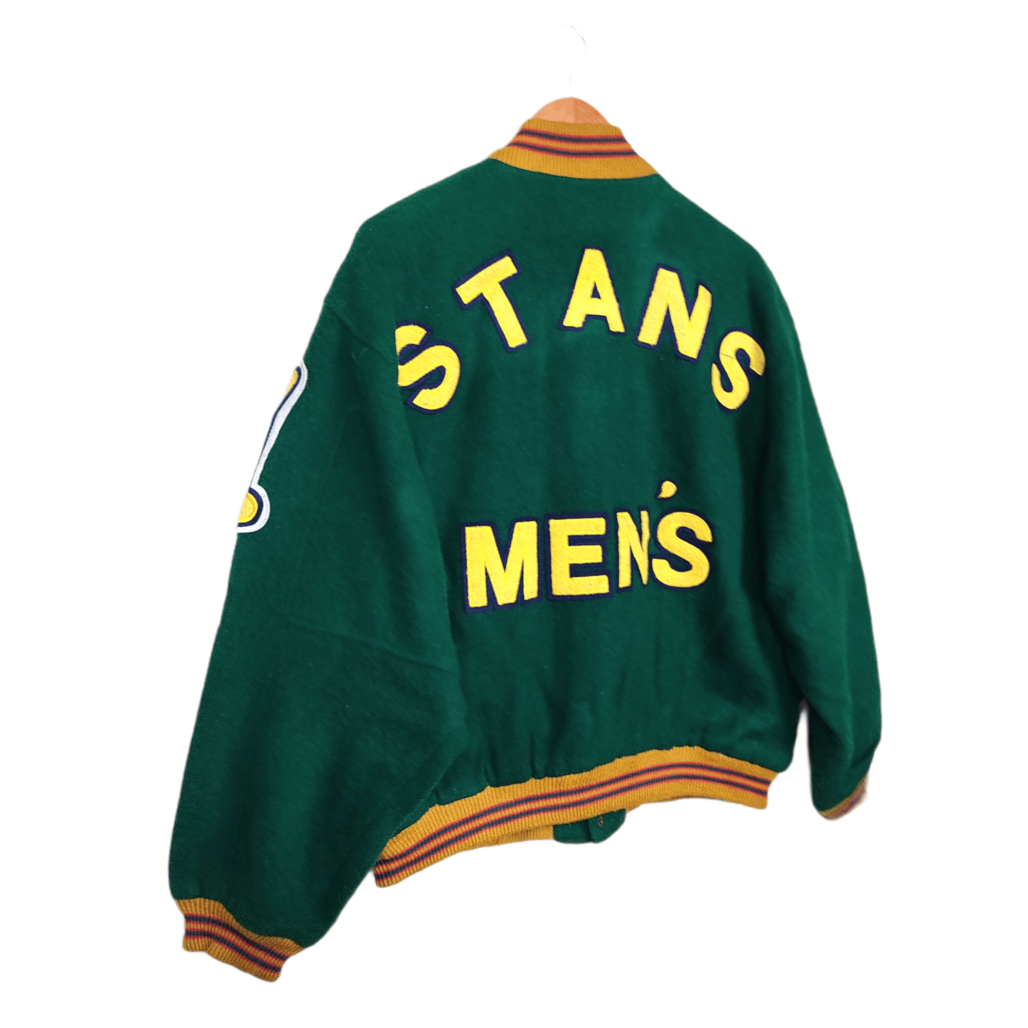 Vintage STANS MENS by Burkey Mills Spell Out Size US XL / EU 56 / 4 - 7 Thumbnail