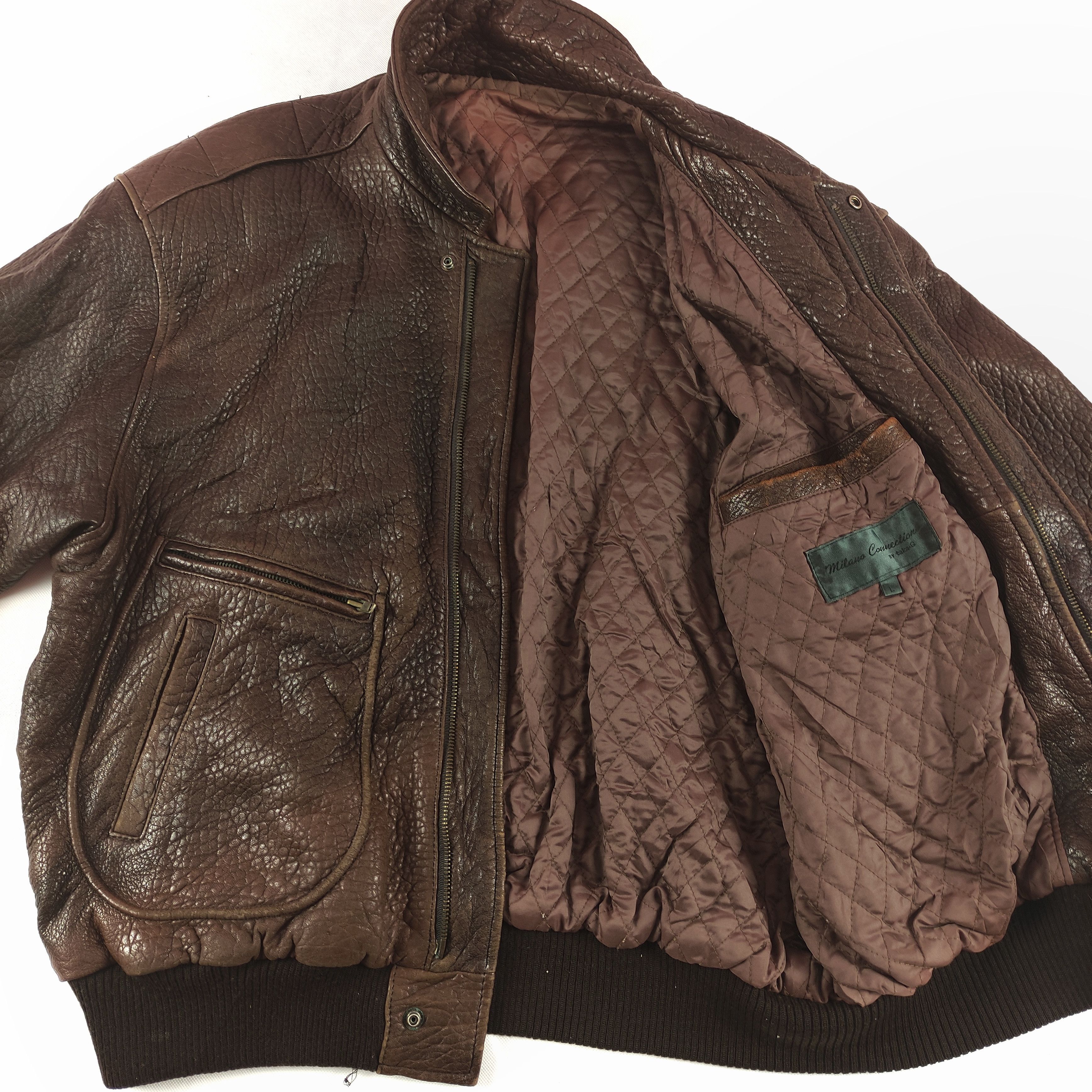 Designer × Japanese Brand Luxury Soft Sheep Skin Winter Wear Quilted Inner Size US L / EU 52-54 / 3 - 6 Thumbnail