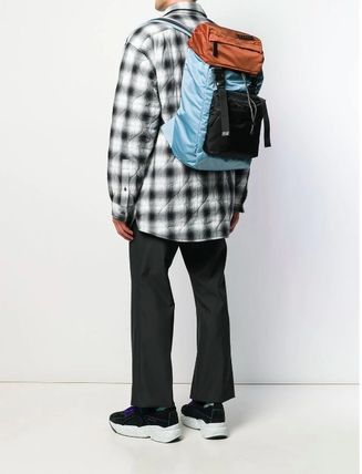 Marni Blue Colorblock Nylon Backpack Bag Size ONE SIZE - 11 Thumbnail