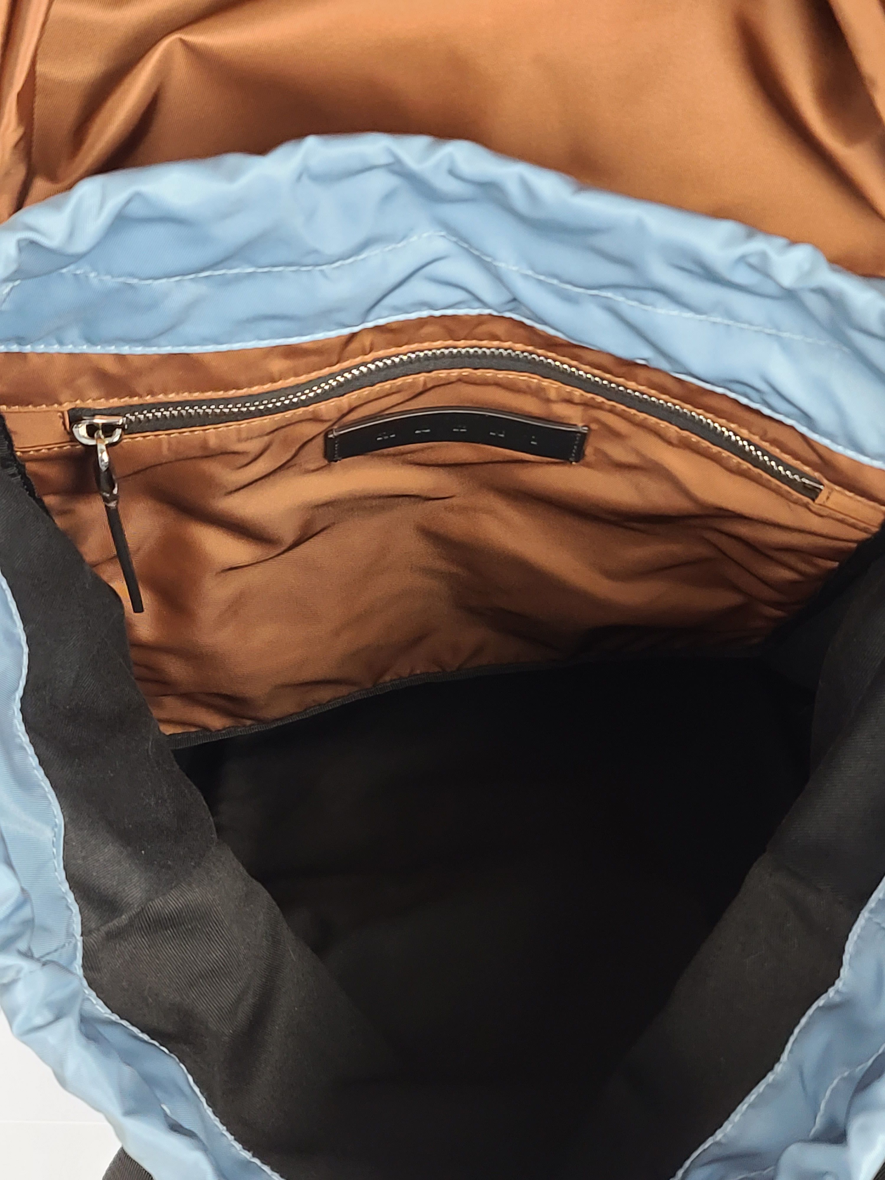 Marni Blue Colorblock Nylon Backpack Bag Size ONE SIZE - 7 Thumbnail