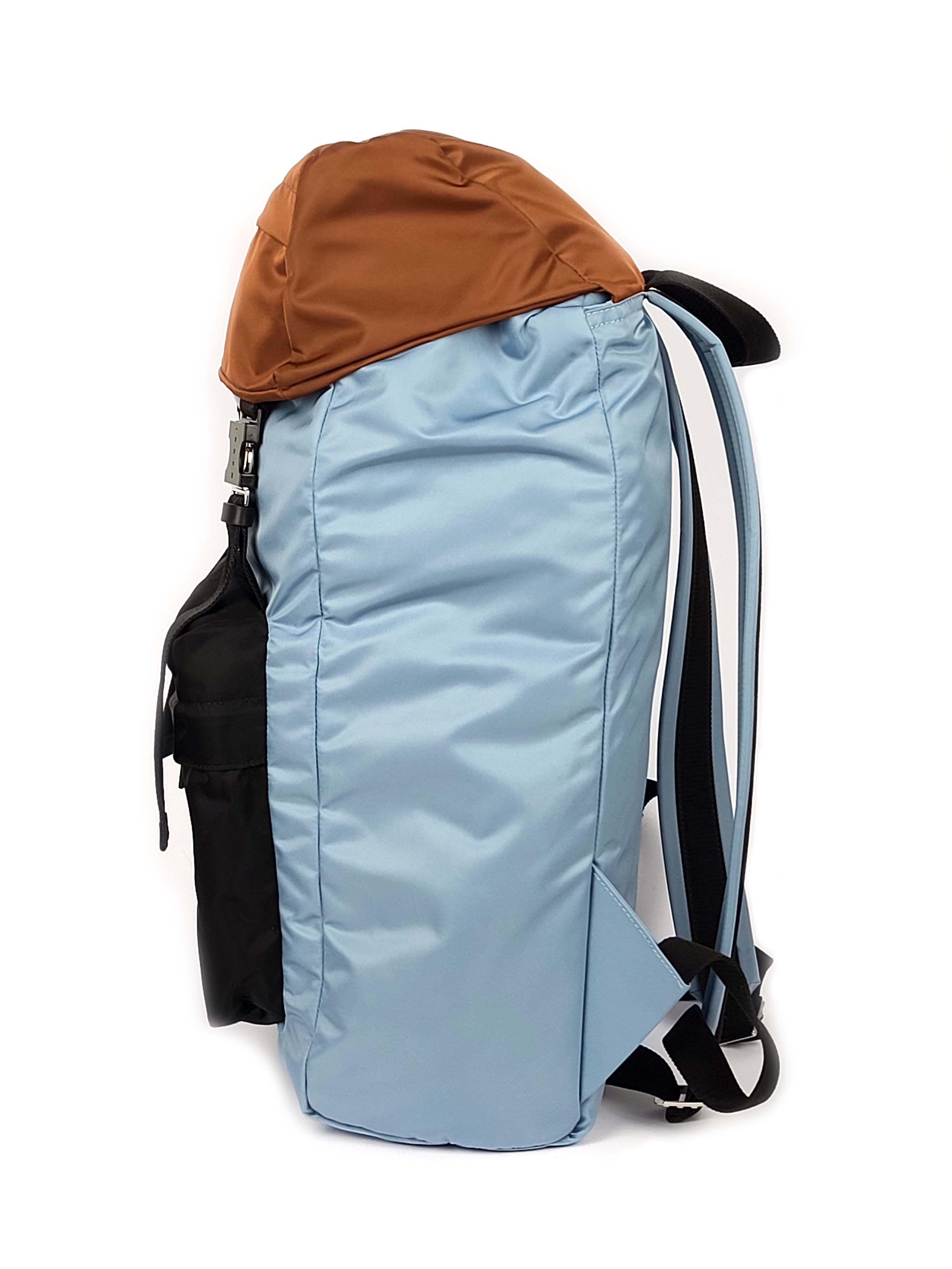 Marni Blue Colorblock Nylon Backpack Bag Size ONE SIZE - 4 Thumbnail