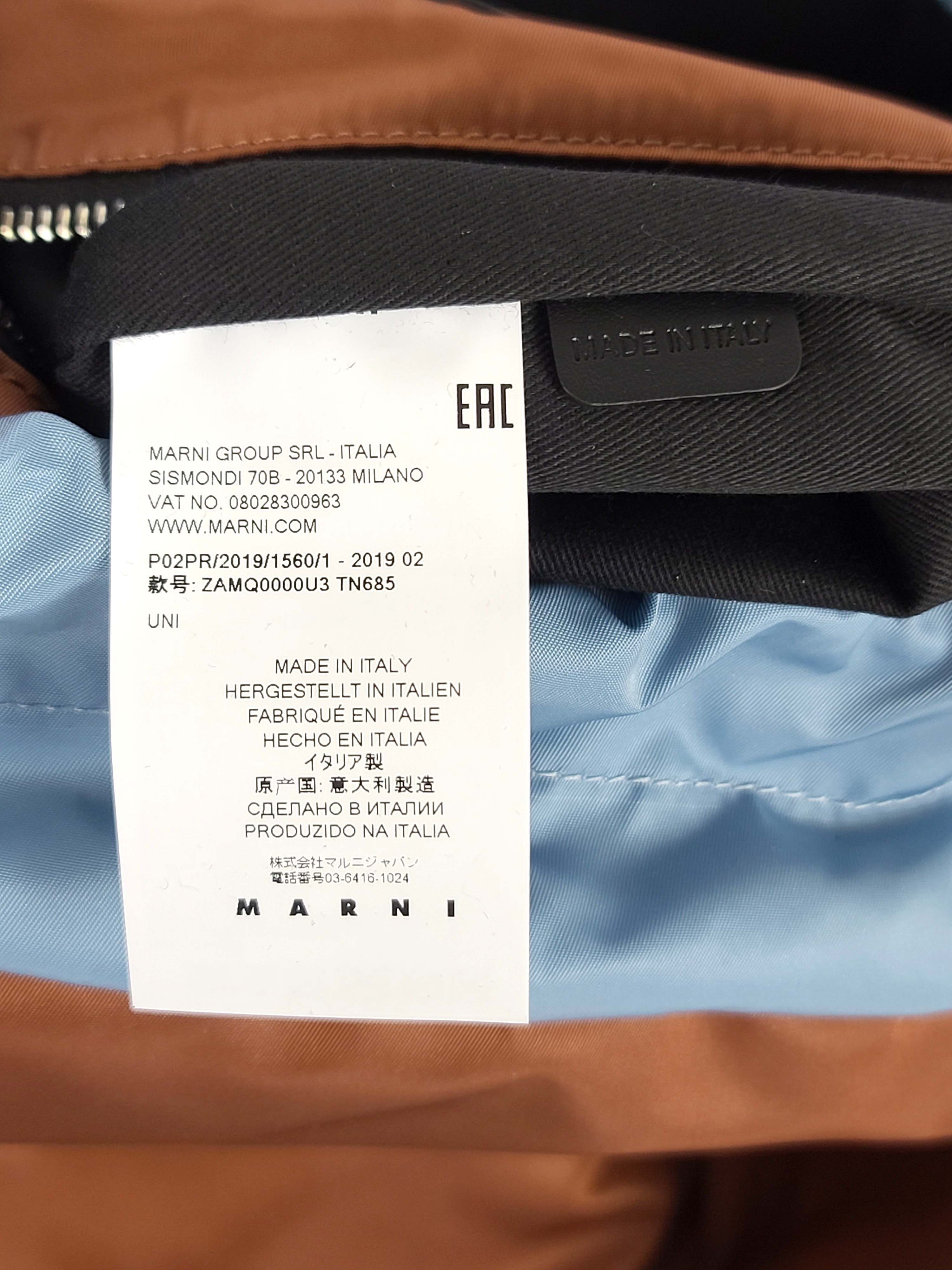 Marni Blue Colorblock Nylon Backpack Bag Size ONE SIZE - 9 Thumbnail