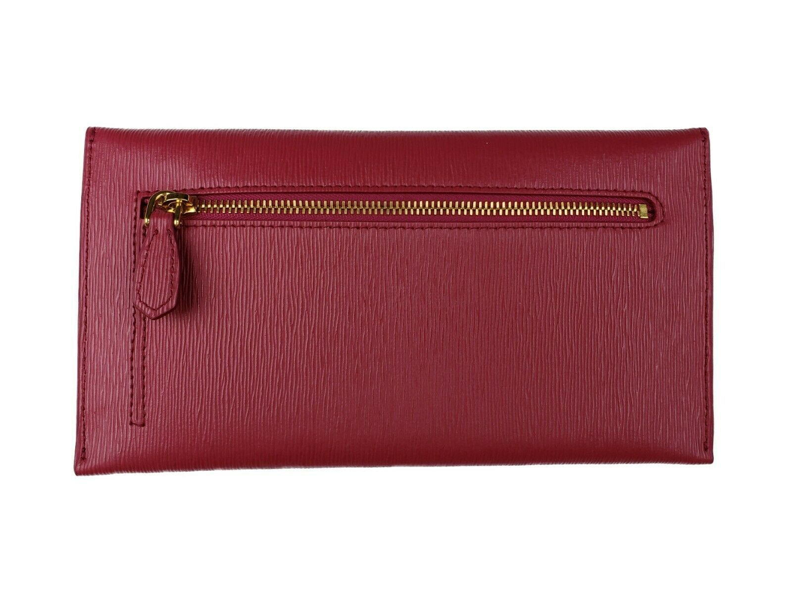 Prada Saffiano Leather Move Envelope Portfolio Clutch Wallet Size ONE SIZE - 2 Thumbnail
