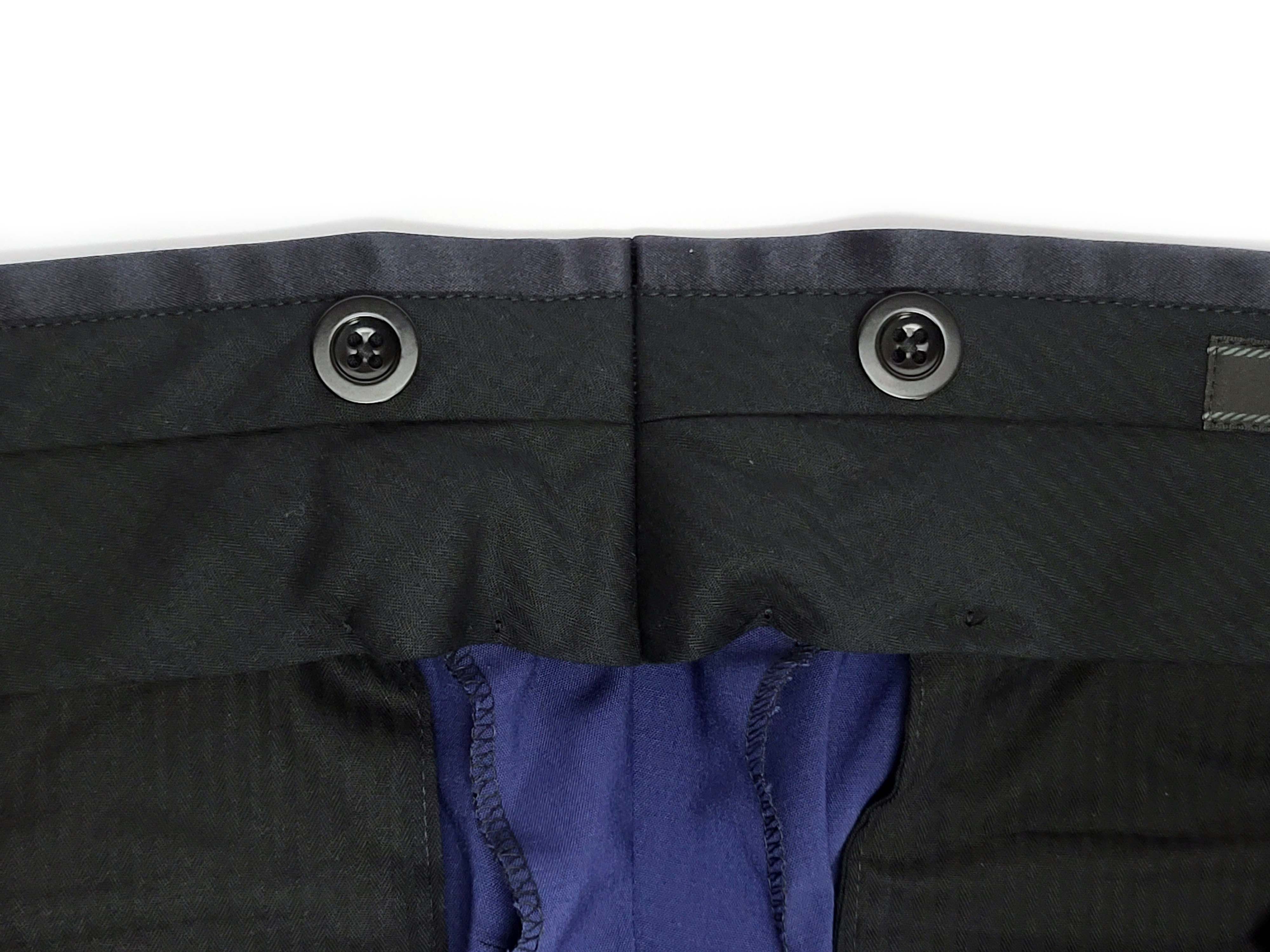 Prada Navy Blue Stretch Wool Smoking Jacket Tuxedo Suit IT48/US38 Size 38R - 9 Thumbnail