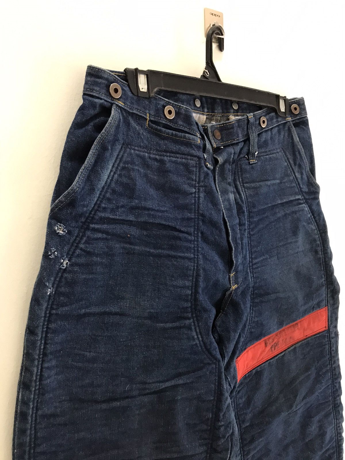 Japanese Brand WCB Standard PPE 14.1 Baggy Thick denim workwear jeans Size US 30 / EU 46 - 5 Thumbnail