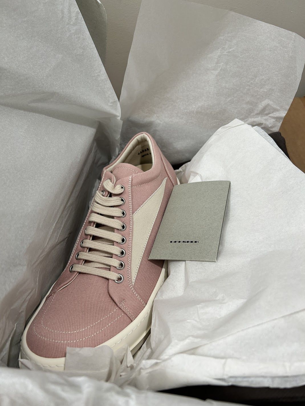 Rick Owens RICK OWENS DRKSHDW Pink Vintage Sneakers EU 45.5 Size US 12.5 / EU 45-46 - 8 Thumbnail