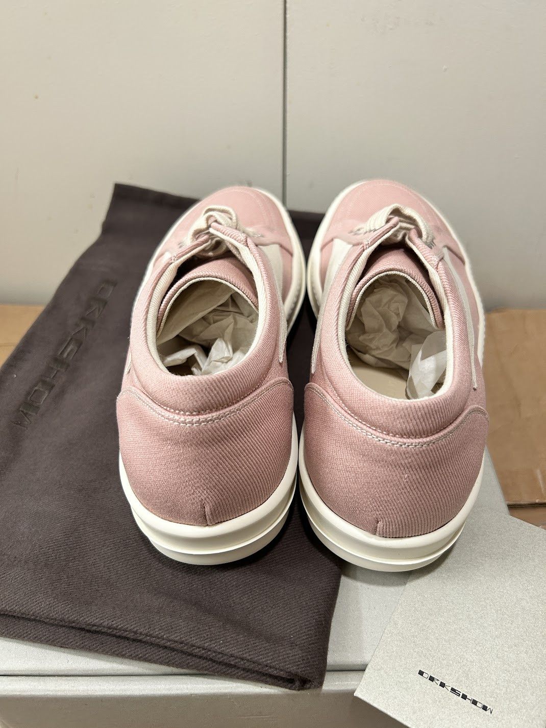 Rick Owens RICK OWENS DRKSHDW Pink Vintage Sneakers EU 45.5 Size US 12.5 / EU 45-46 - 2 Thumbnail