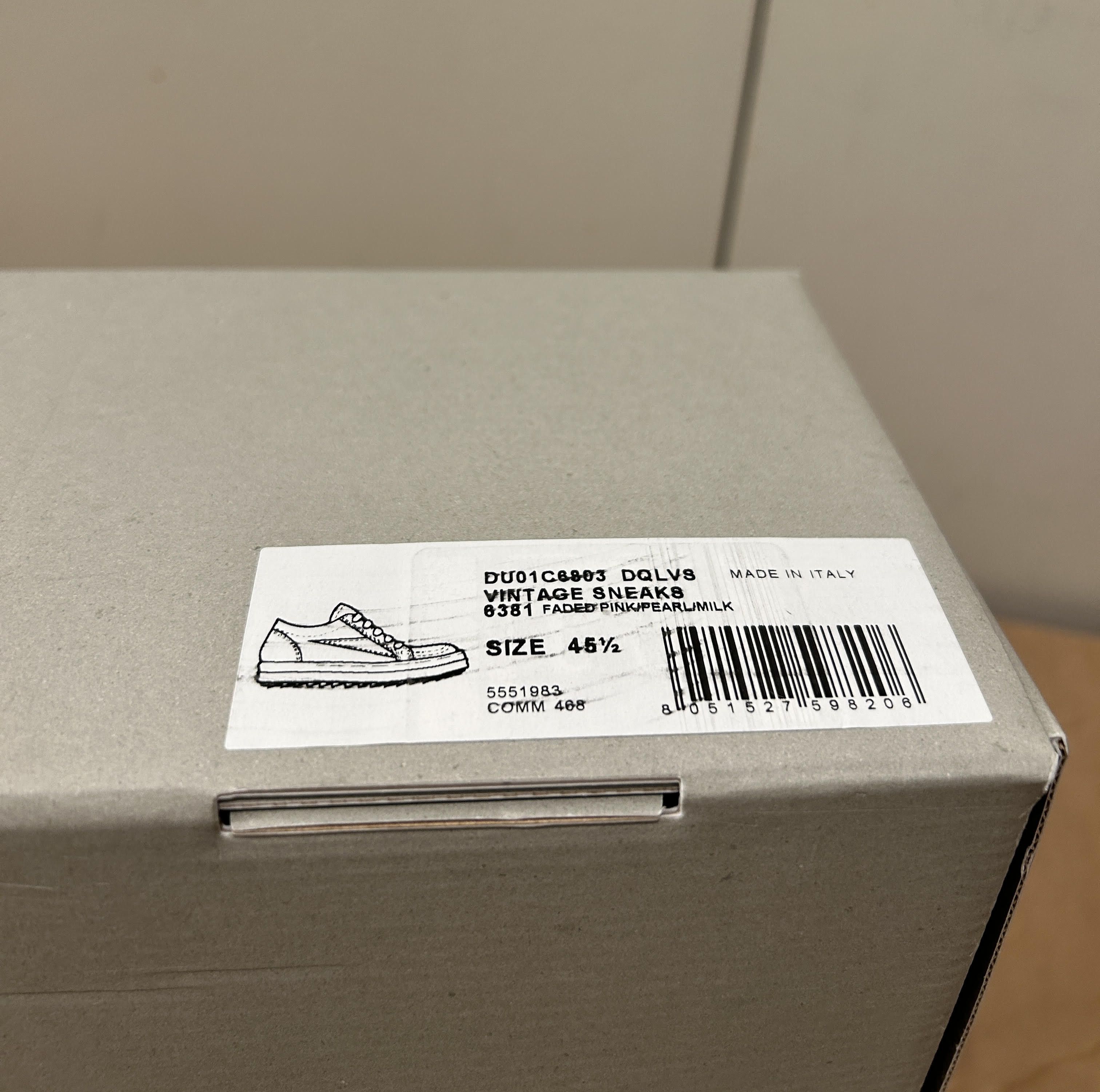 Rick Owens RICK OWENS DRKSHDW Pink Vintage Sneakers EU 45.5 Size US 12.5 / EU 45-46 - 4 Thumbnail