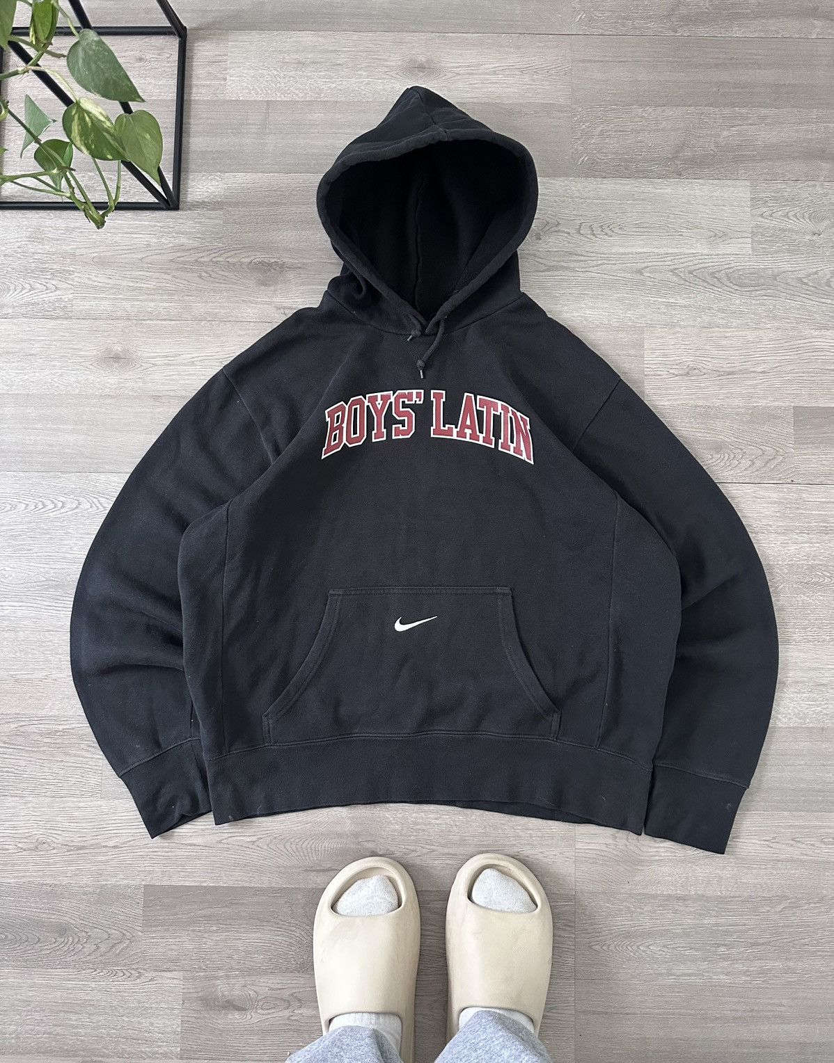 Nike Vintage Y2K Nike Center Swoosh Hoodie Size US L / EU 52-54 / 3 - 1 Thumbnail