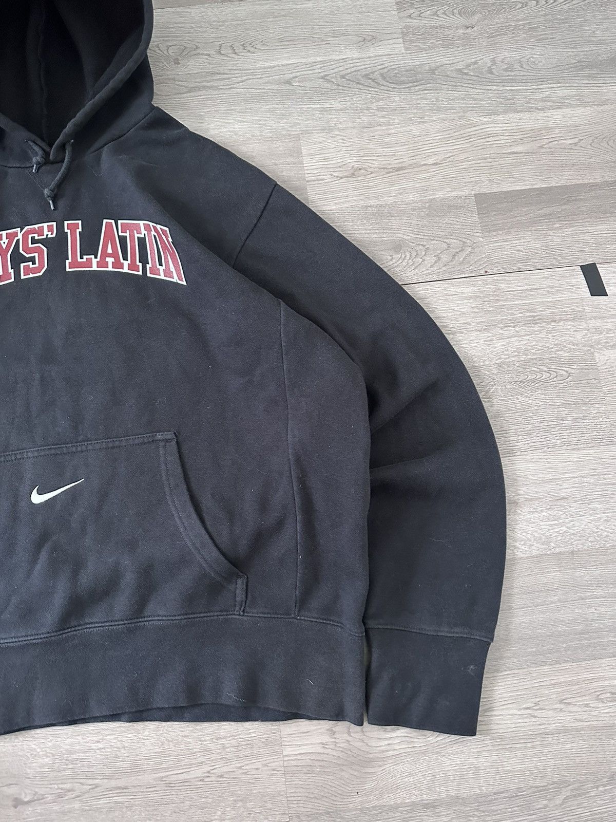 Nike Vintage Y2K Nike Center Swoosh Hoodie Size US L / EU 52-54 / 3 - 3 Thumbnail