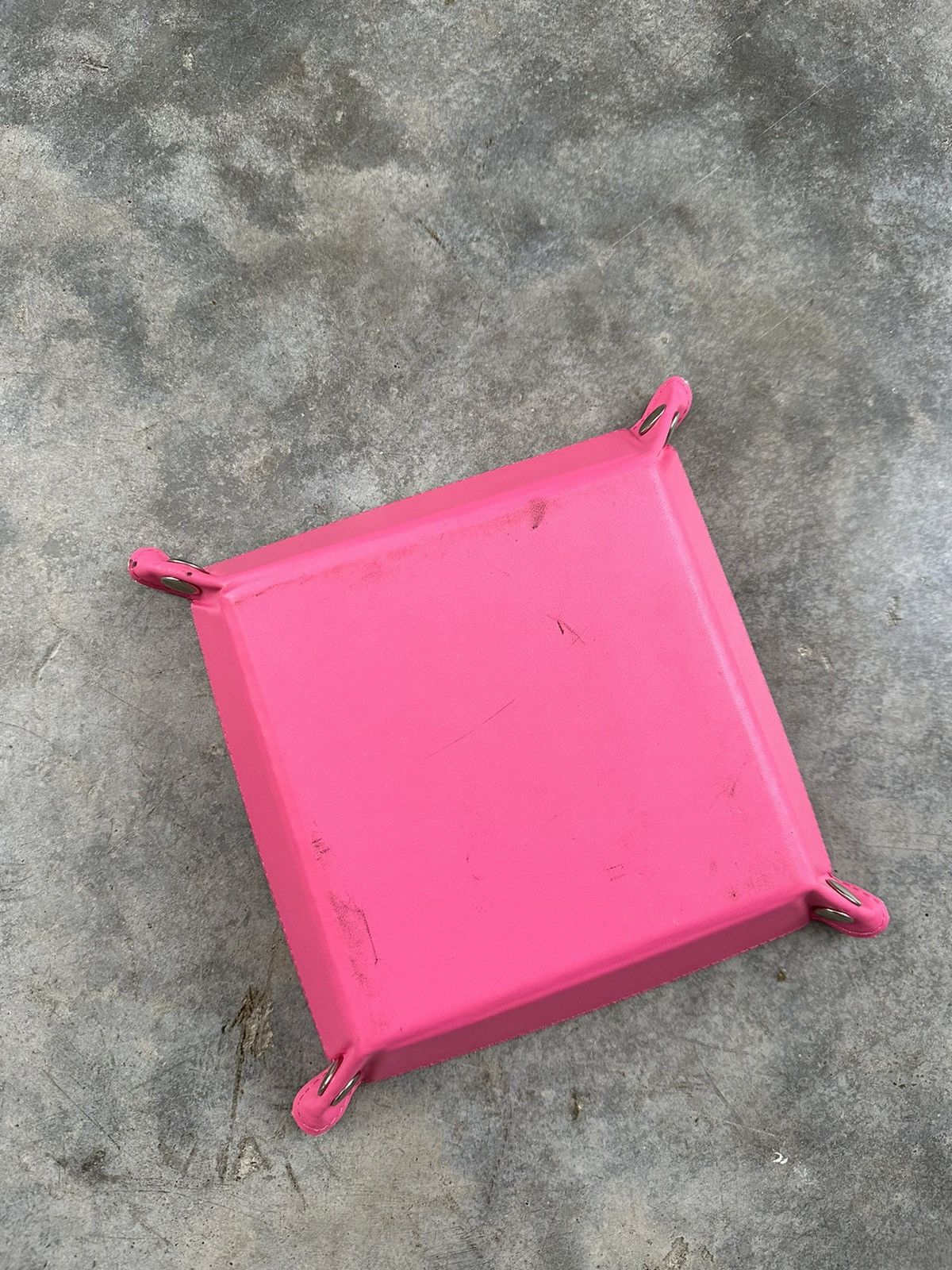 Anti Social Social Club Anti Social Social Club Pink Leather Vallet Tray ASSC Size ONE SIZE - 3 Thumbnail