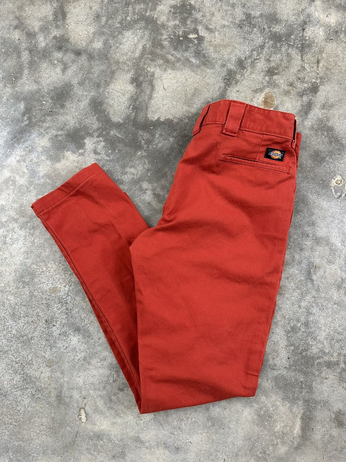 Dickies Red Slim Skinny Chinos Sz. 38