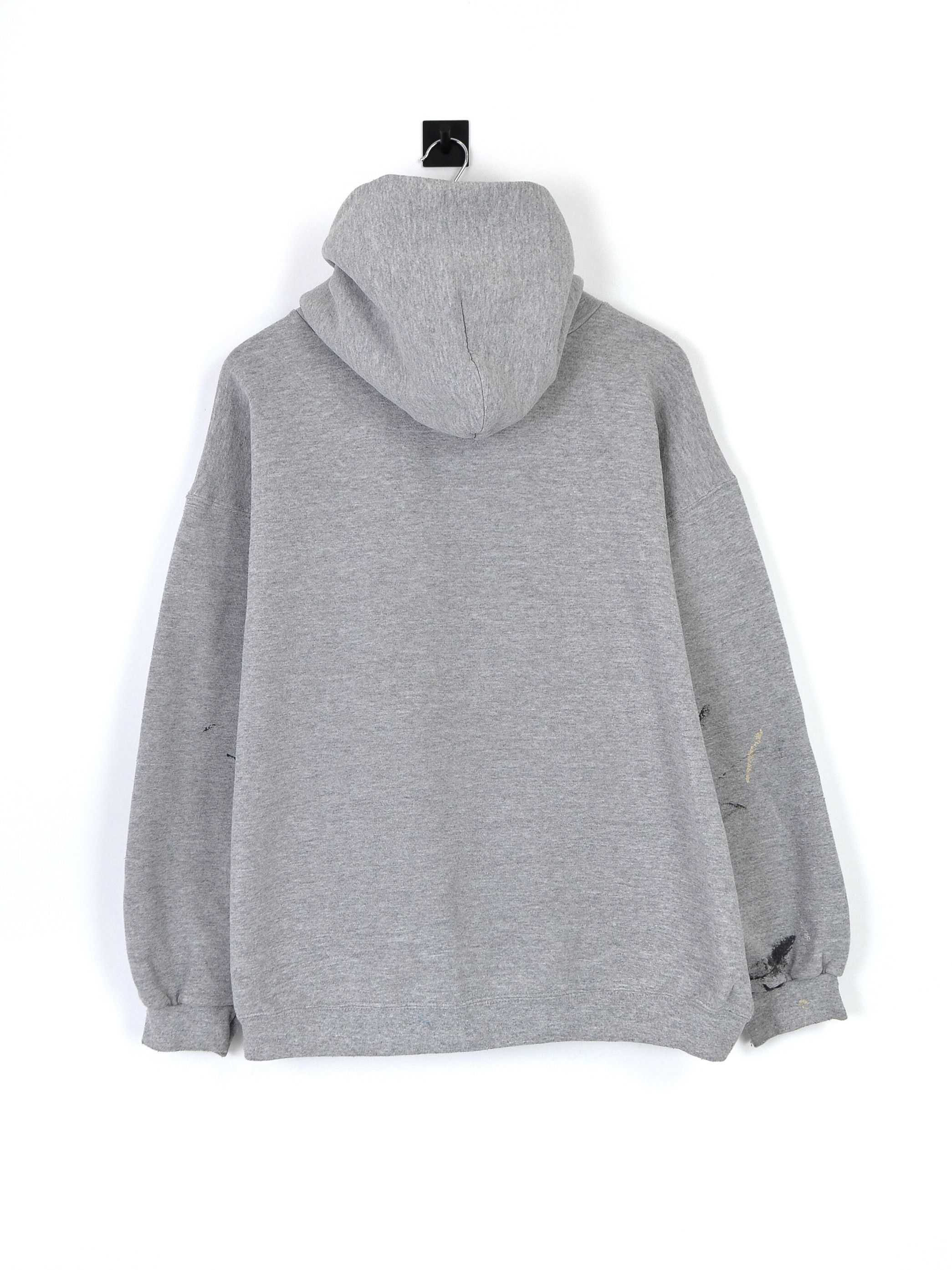 Vintage Vintage Nike Distressed 90s Grey Hoodie Size US L / EU 52-54 / 3 - 2 Thumbnail