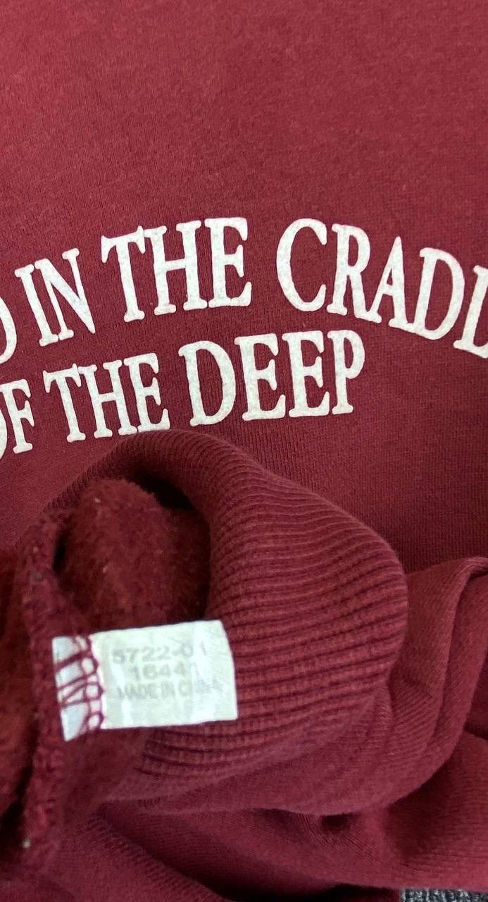 Band Tees Vintage Rocked in The Cradle Of The Deep Hoodie Sweatshirts Size US M / EU 48-50 / 2 - 5 Thumbnail