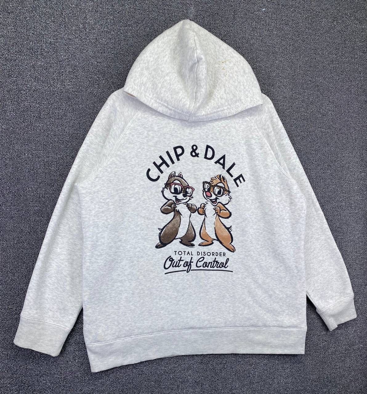 Disney Vintage Chip & Dale Big Print Hoodies Sweatshirts Size 3XL / US 20-22 - 2 Thumbnail