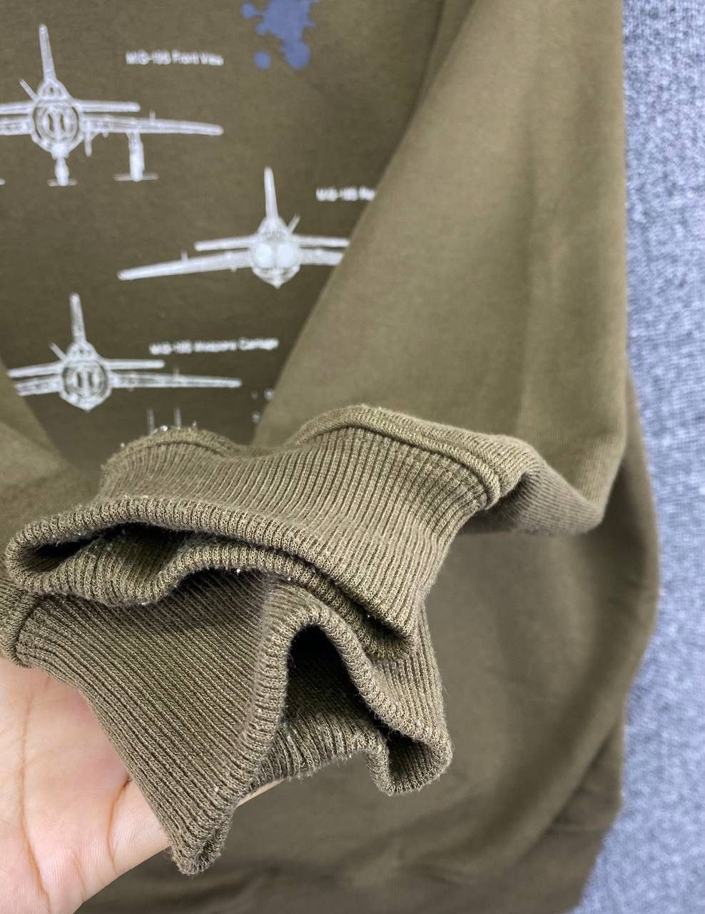 Japanese Brand Vintage US Airforce X-Hard Combat Team Hoodie Sweatshirts Size US L / EU 52-54 / 3 - 8 Thumbnail