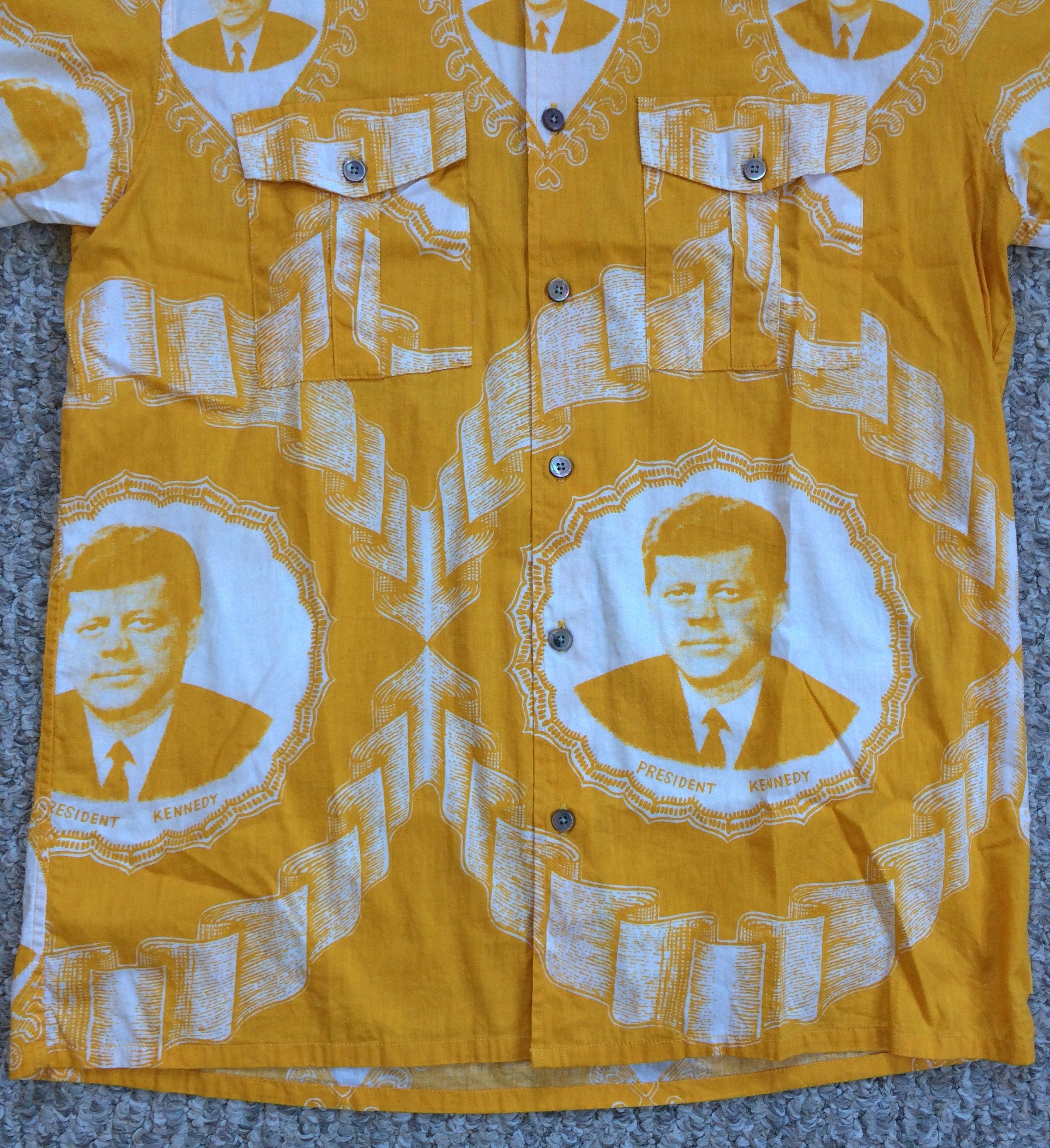 Supreme S/S 2013 Supreme x JFK Kennedy Button Up Size US L / EU 52-54 / 3 - 3 Thumbnail