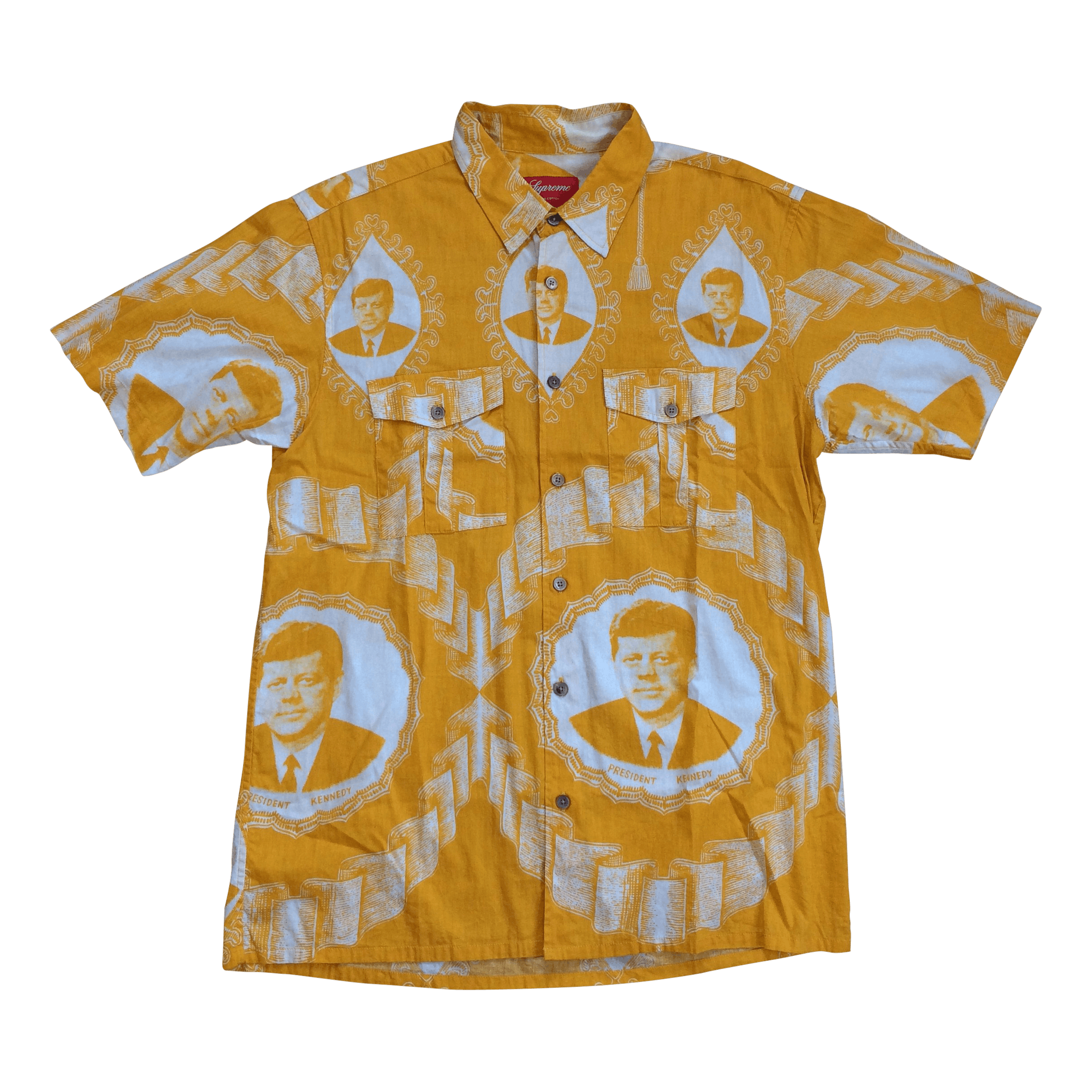 Supreme S/S 2013 Supreme x JFK Kennedy Button Up Size US L / EU 52-54 / 3 - 1 Thumbnail