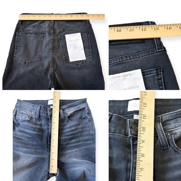 Jonathan Simkhai NWT Jonathan Simkhai Jeans, River High Rise Straight Jeans, Size 27" / US 4 / IT 40 - 13 Thumbnail