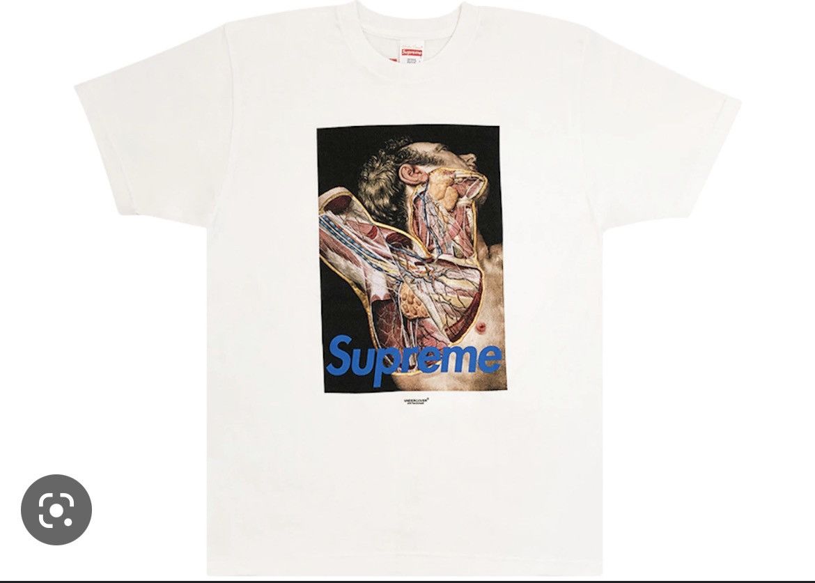 image of Supreme X Under Cover Anatomy Tee in White, Men's (Size XL)