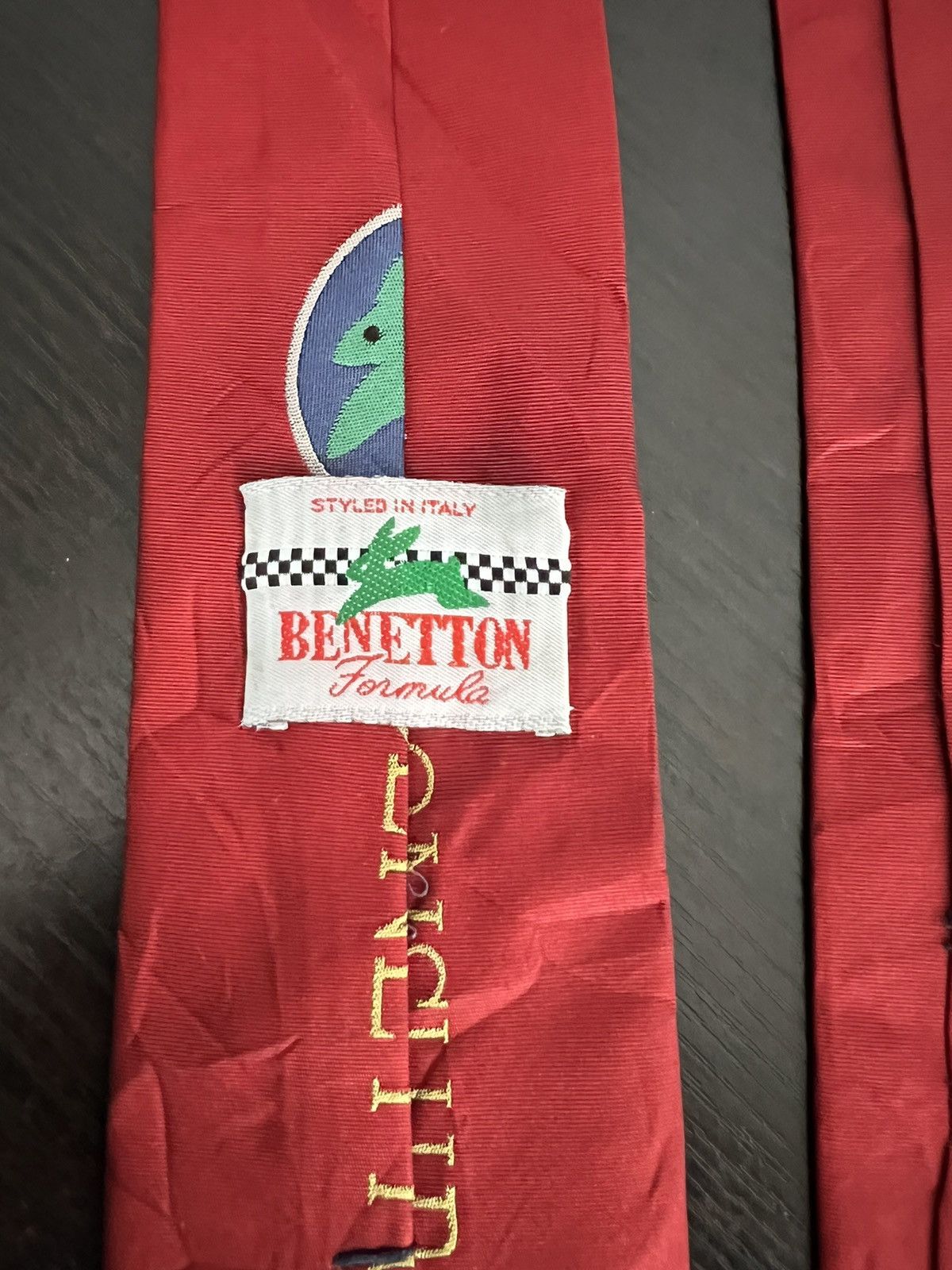 Benetton Benetton Formula 1 Tie Size ONE SIZE - 5 Thumbnail