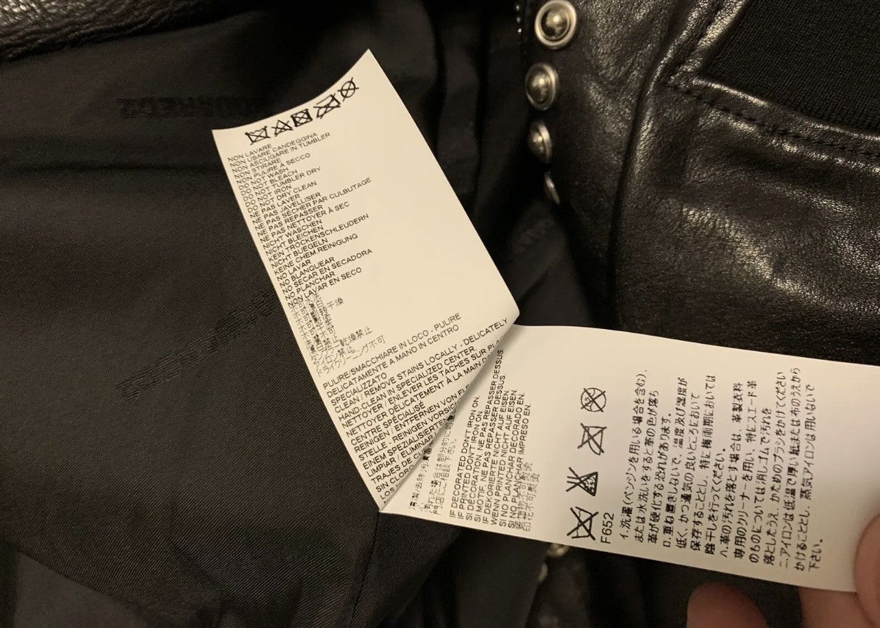 Dsquared2 dsquared2 Studded Leather Jacket Size 50 Black Size US M / EU 48-50 / 2 - 6 Thumbnail