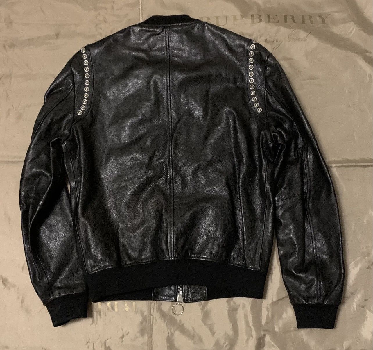 Dsquared2 dsquared2 Studded Leather Jacket Size 50 Black Size US M / EU 48-50 / 2 - 2 Thumbnail