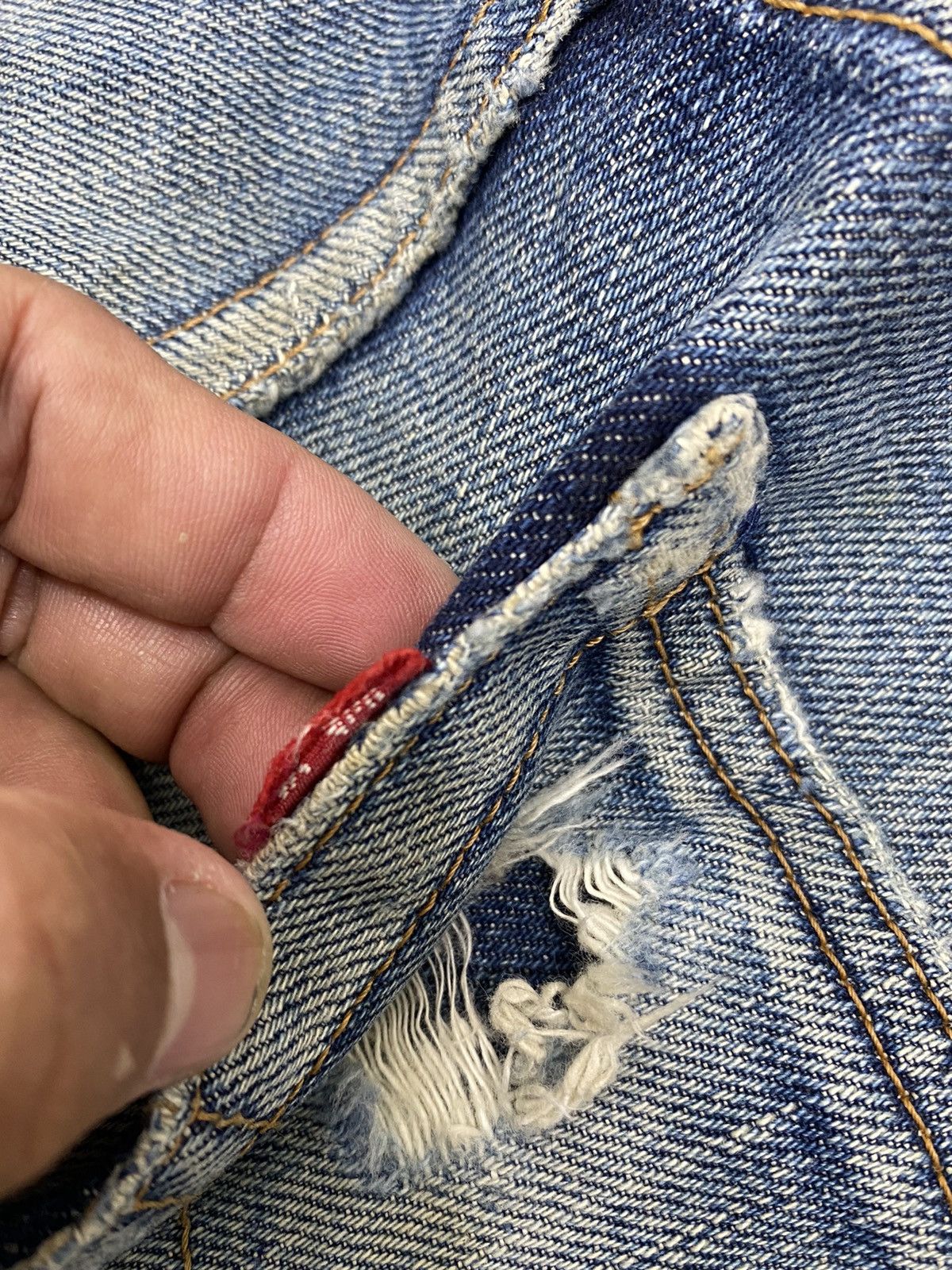 Levi's × Levi's Vintage Clothing × Vintage vintage levi's redline big E 501 japan size 32 distressed Size US 32 / EU 48 - 9 Thumbnail