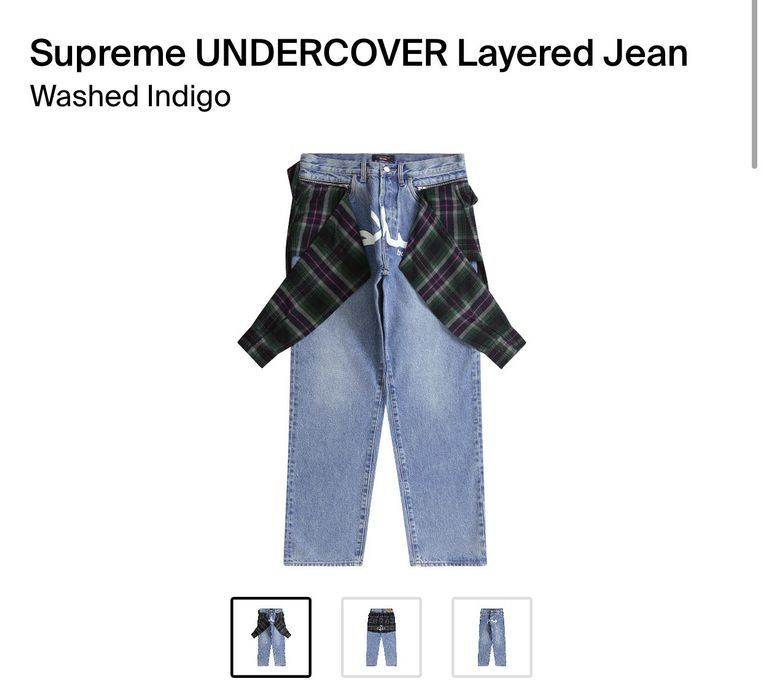 Supreme Supreme Undercover Layered Jean | Grailed