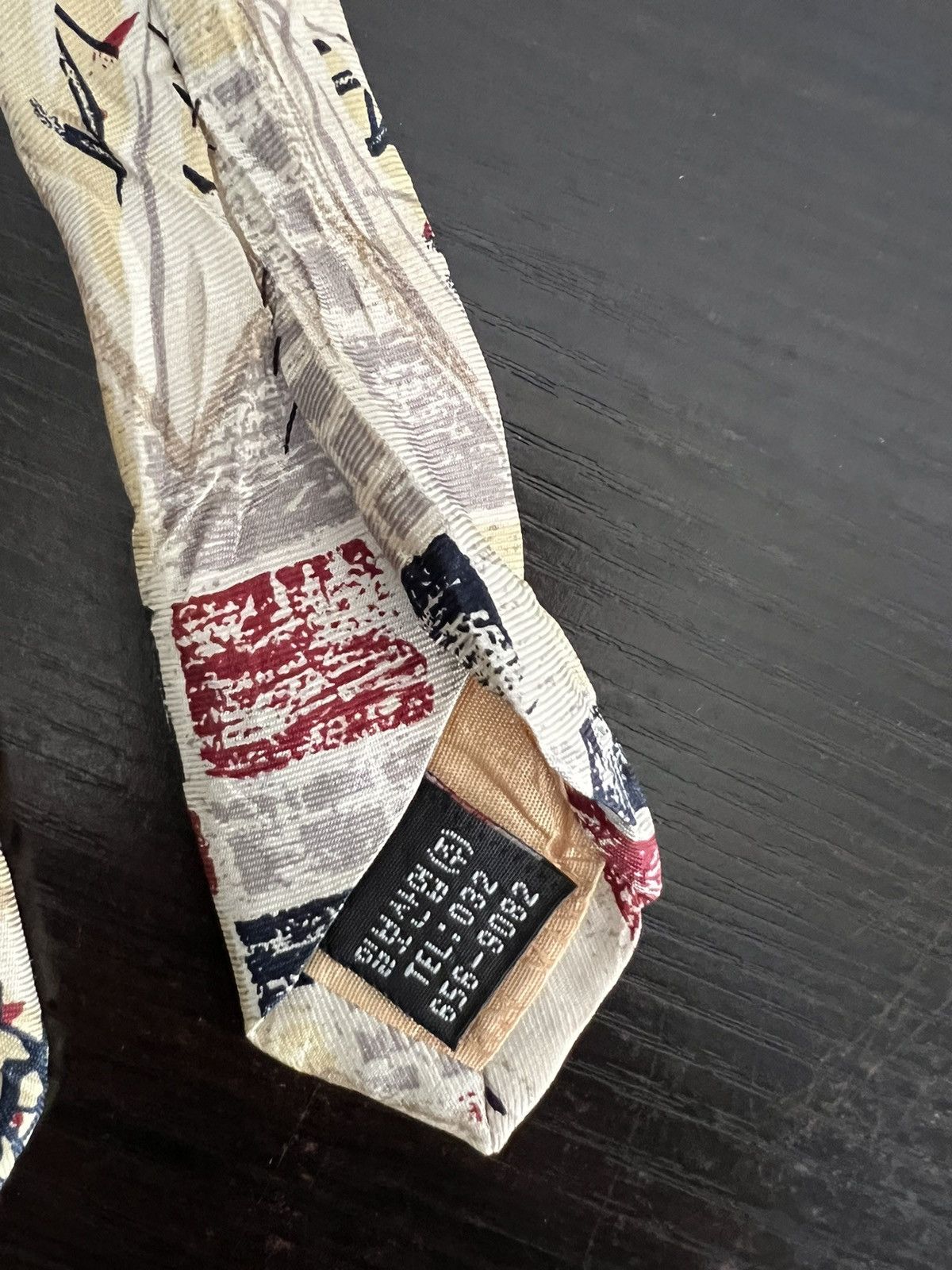 Vintage Vintage Nina Ricci Silk Tie Size ONE SIZE - 6 Thumbnail
