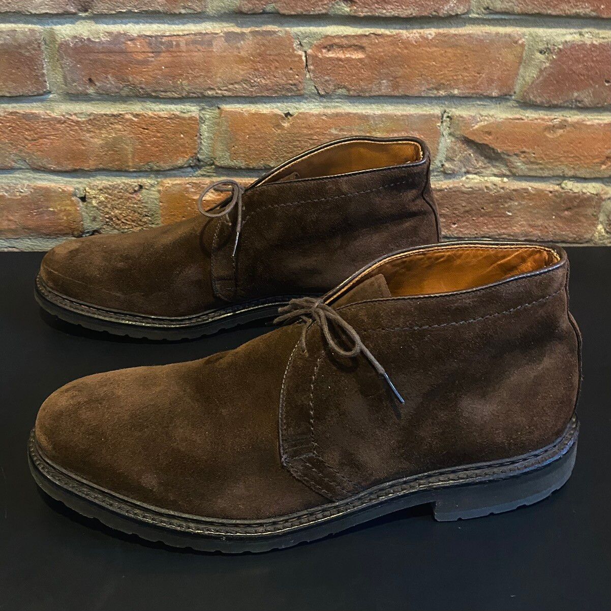 Alden Alden Chocolate Dark Brown Suede Chukka Boots on lug sole Size US 11.5 / EU 44-45 - 1 Preview