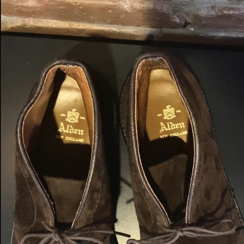 Alden Alden Chocolate Dark Brown Suede Chukka Boots on lug sole Size US 11.5 / EU 44-45 - 5 Thumbnail