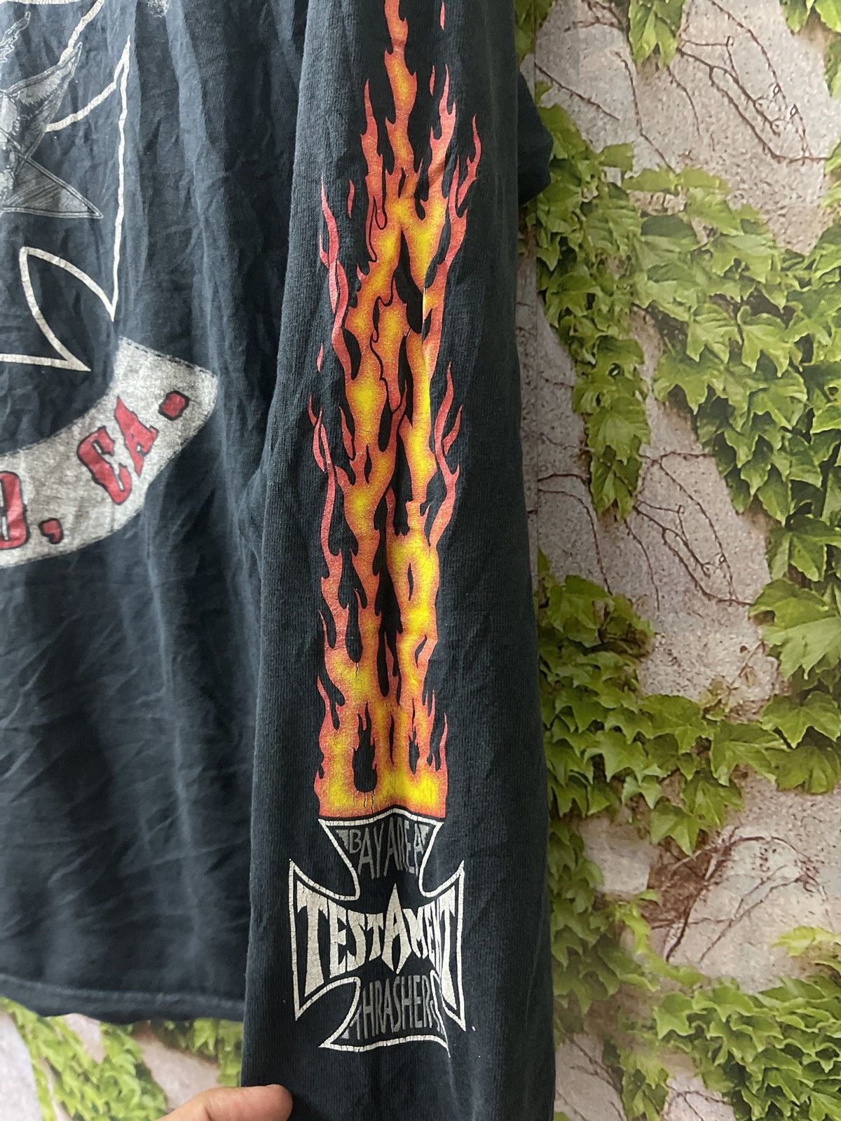 Huf × Thrasher VINTAGE 90s TESTAMENT BAY AREA THRASHERS FLAMERS VERY RARE Size US L / EU 52-54 / 3 - 3 Thumbnail