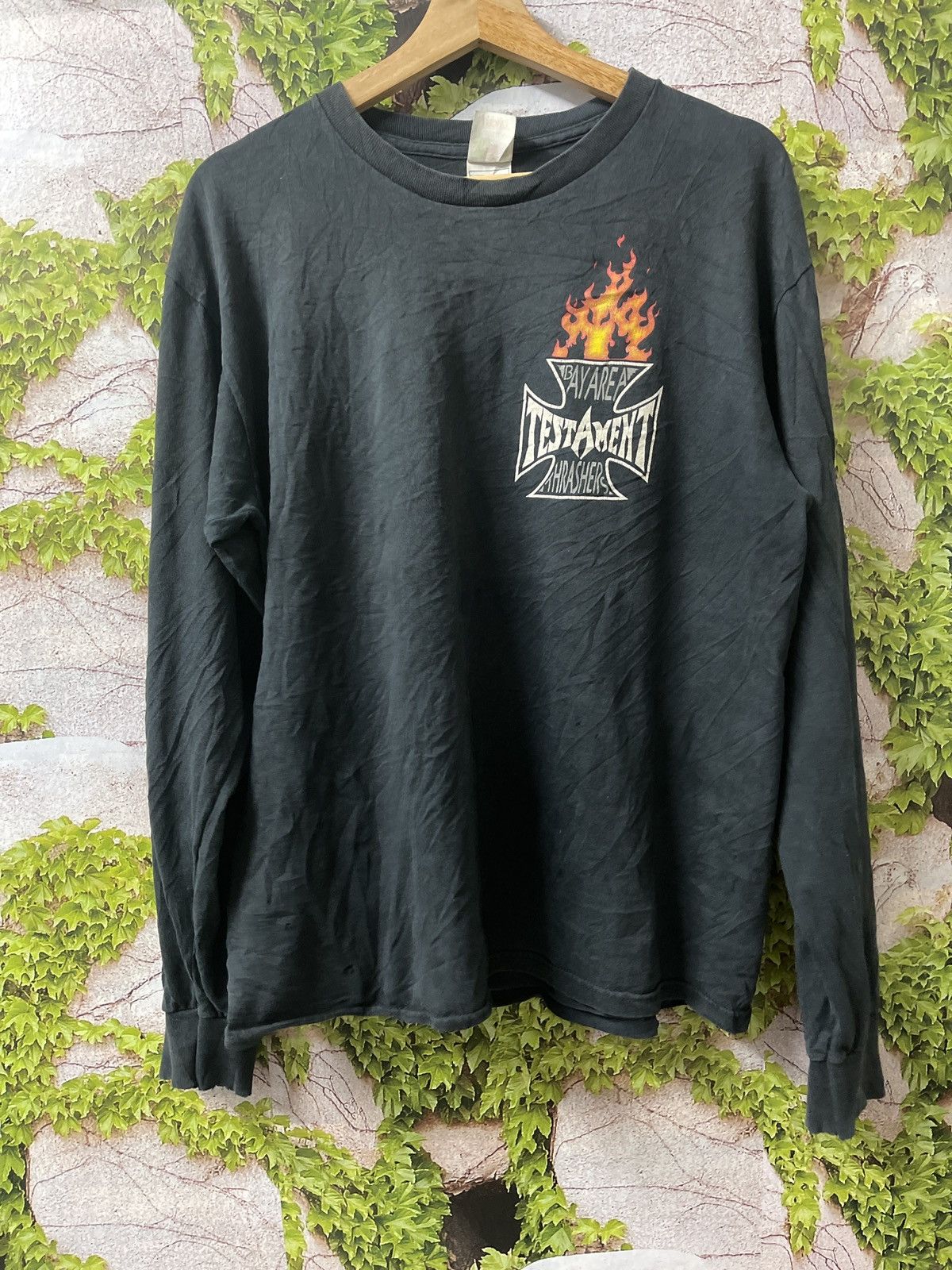 Huf × Thrasher VINTAGE 90s TESTAMENT BAY AREA THRASHERS FLAMERS VERY RARE Size US L / EU 52-54 / 3 - 5 Thumbnail