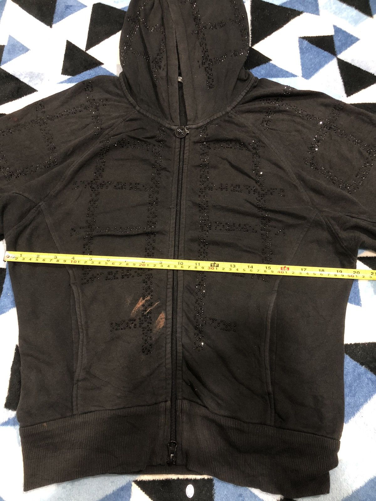 Armani Exchange Armani Exchange Baggy Black Hoodie Size US S / EU 44-46 / 1 - 9 Thumbnail