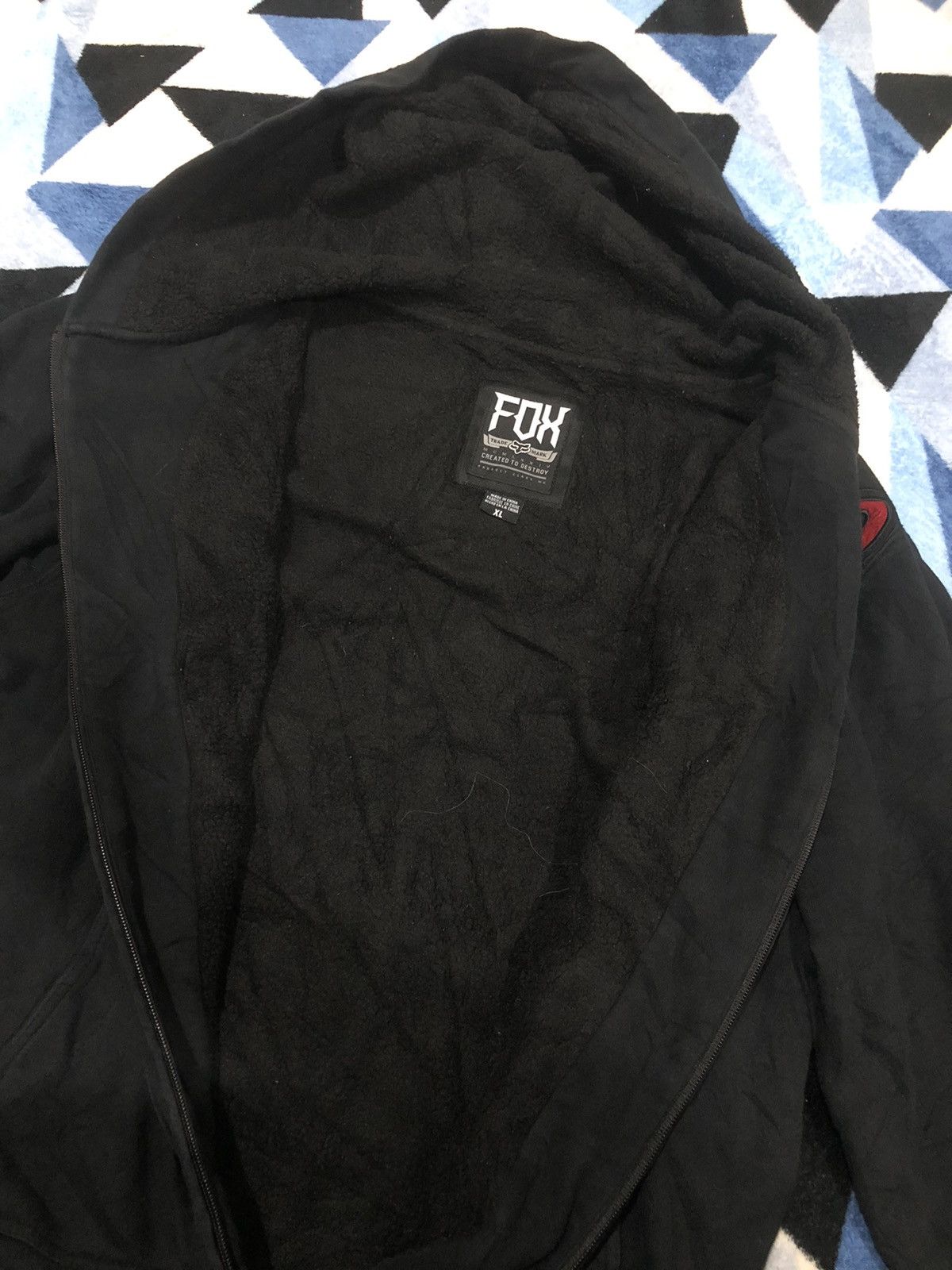 Fox Racing Fox Black Hoodie Sweatshirt Size US XL / EU 56 / 4 - 12 Thumbnail