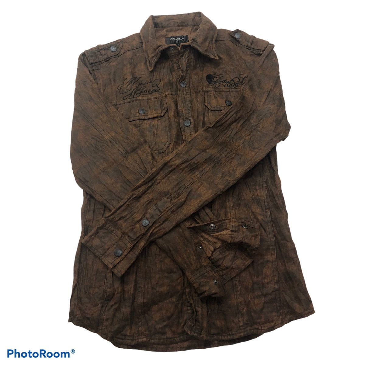 In The Attic 🔥rare In The Attic Homme Music Heaven Skull Shirt Size US M / EU 48-50 / 2 - 9 Thumbnail