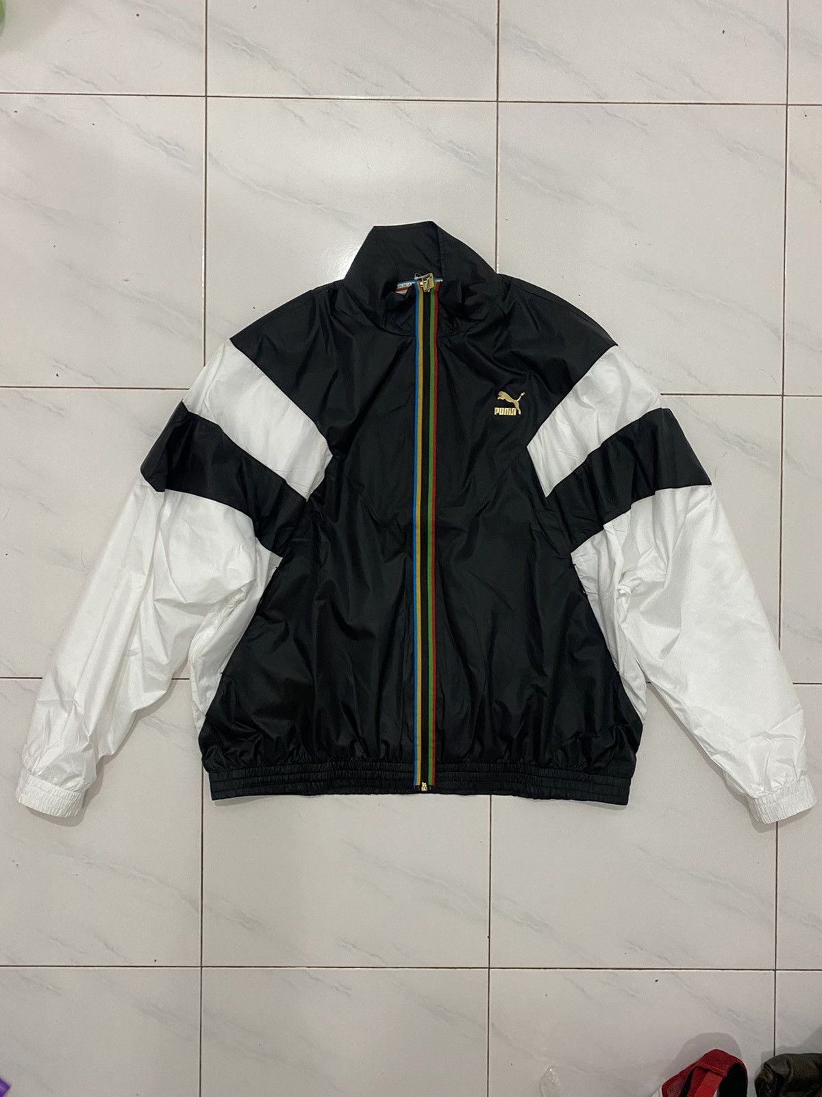 Puma Puma Windbreaker Jacket Size US XL / EU 56 / 4 - 4 Thumbnail