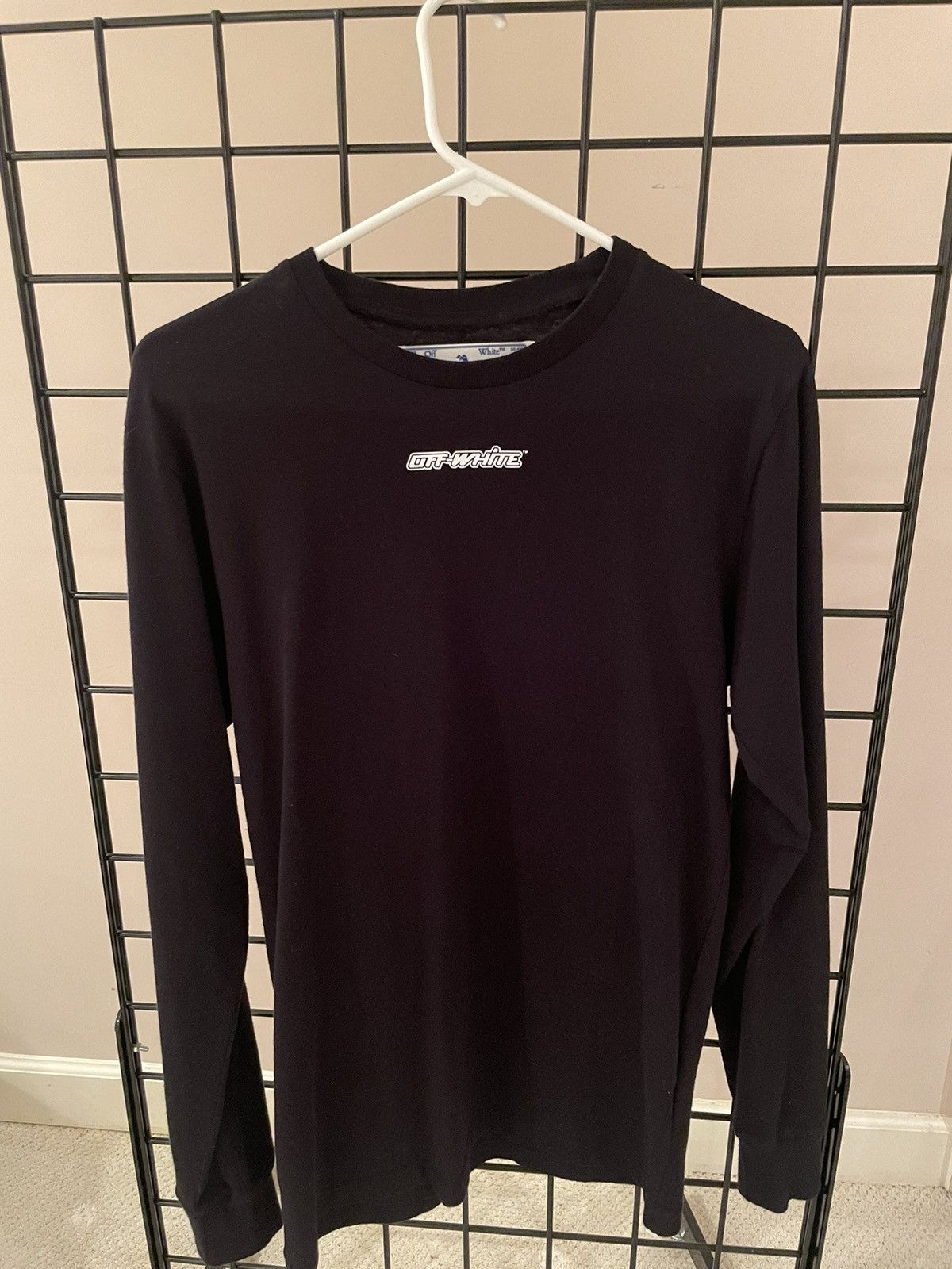 image of Off White Marker Arrows L/s Shirt in Black, Men's (Size Small)