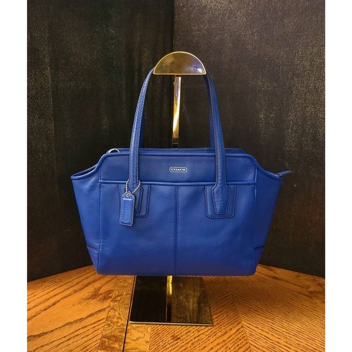 Coach Coach Taylor Cobalt Blue Leather Bette Mini Tote Crossbody | Grailed