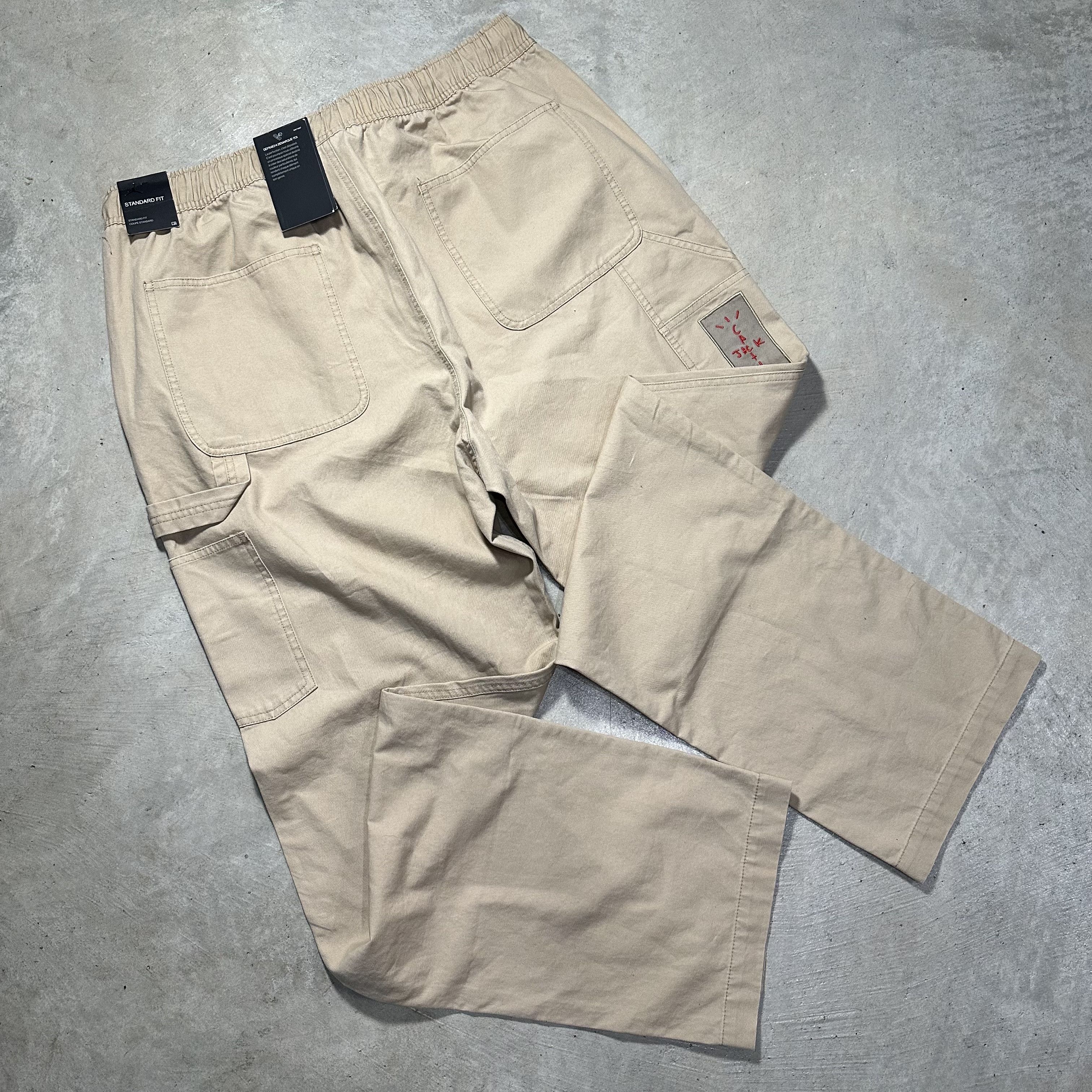 travis scott jordan canvas pants
