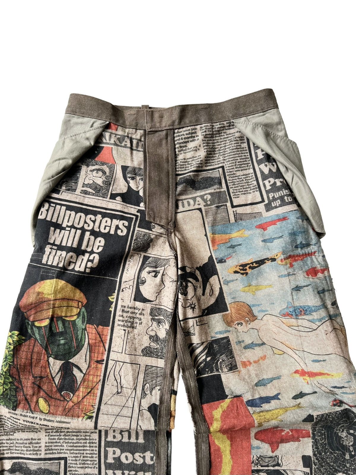Yohji Yamamoto AW07 Ys For Men x Shotaro Ishinomori Cargo Pants Size US 32 / EU 48 - 10 Thumbnail