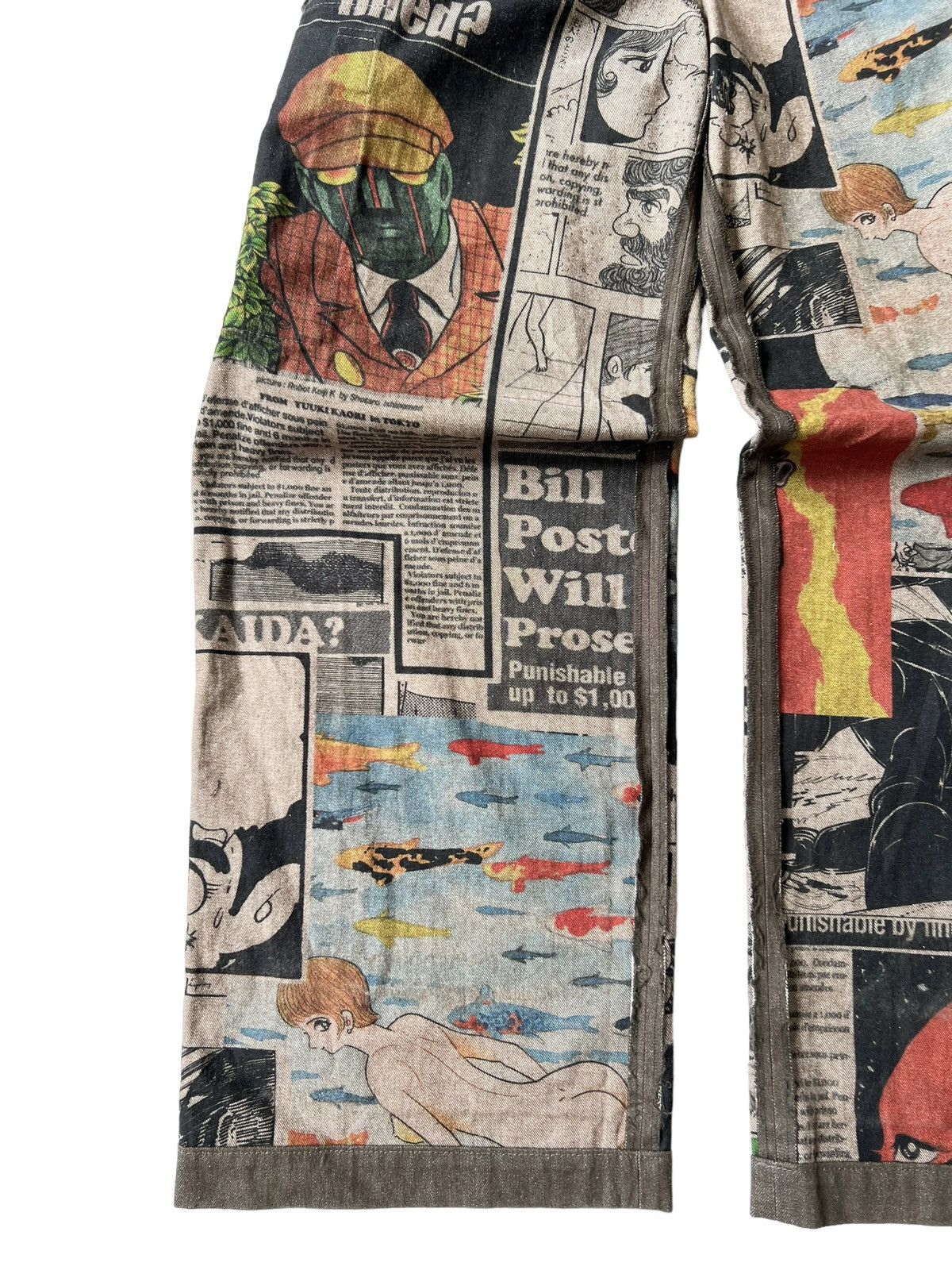 Yohji Yamamoto AW07 Ys For Men x Shotaro Ishinomori Cargo Pants Size US 32 / EU 48 - 16 Thumbnail