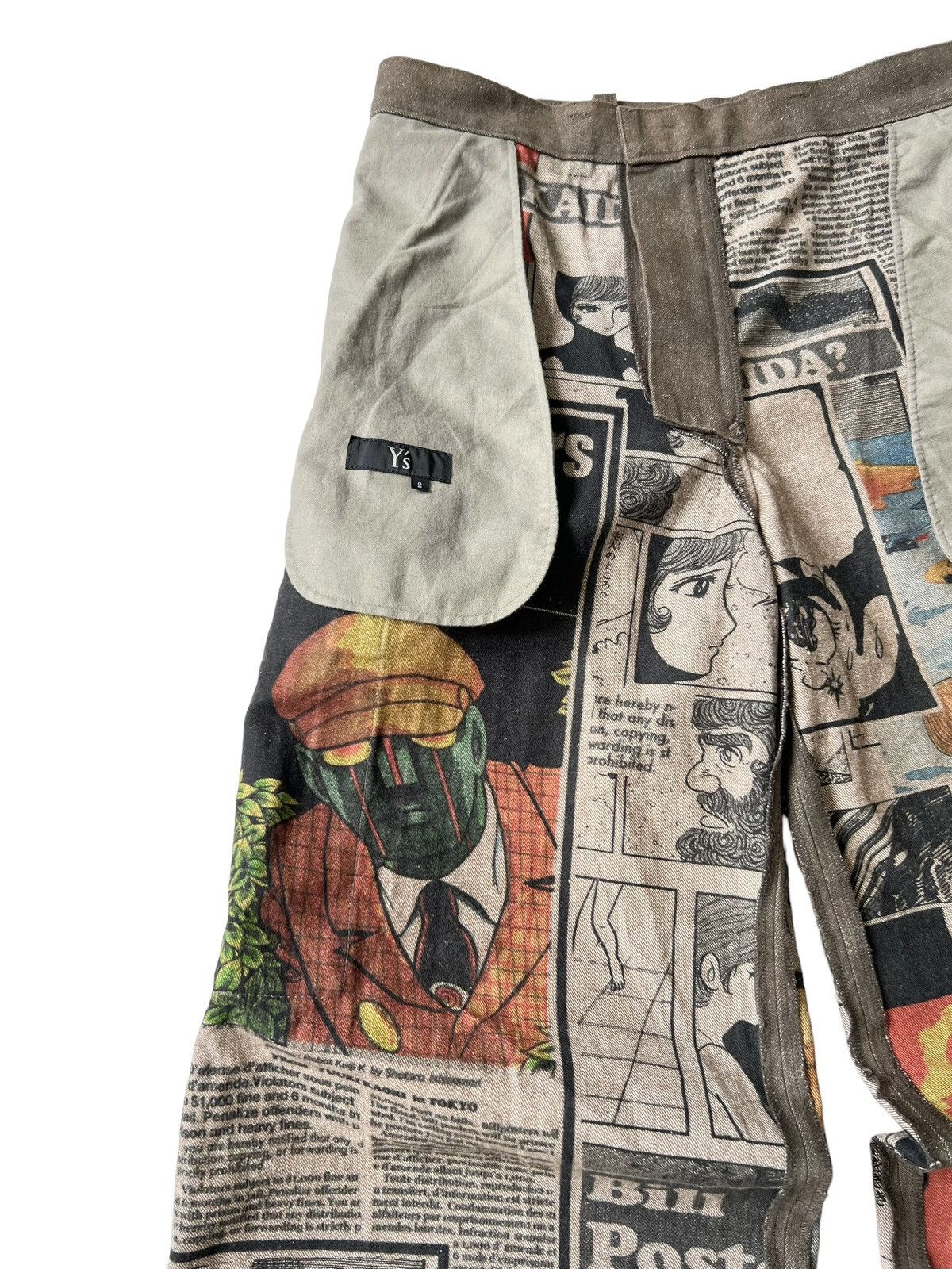 Yohji Yamamoto AW07 Ys For Men x Shotaro Ishinomori Cargo Pants Size US 32 / EU 48 - 14 Thumbnail