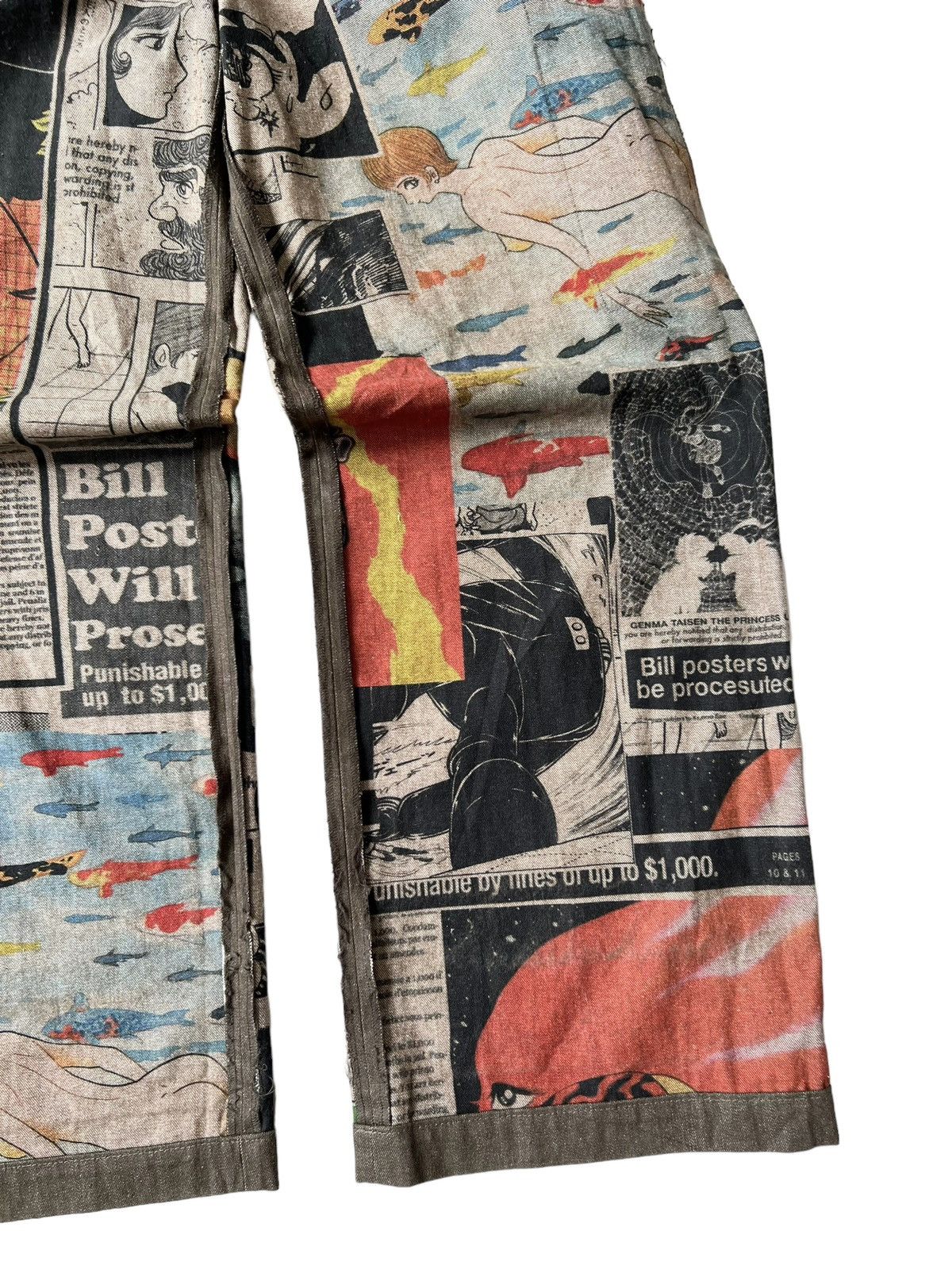 Yohji Yamamoto AW07 Ys For Men x Shotaro Ishinomori Cargo Pants Size US 32 / EU 48 - 17 Thumbnail