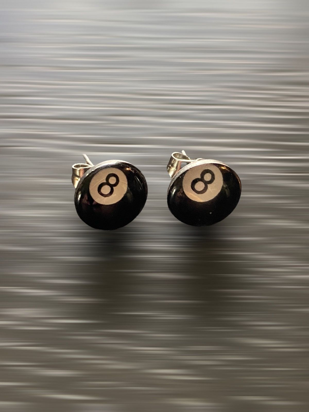 Jewelry 8 ball studd earrings Size ONE SIZE - 3 Thumbnail
